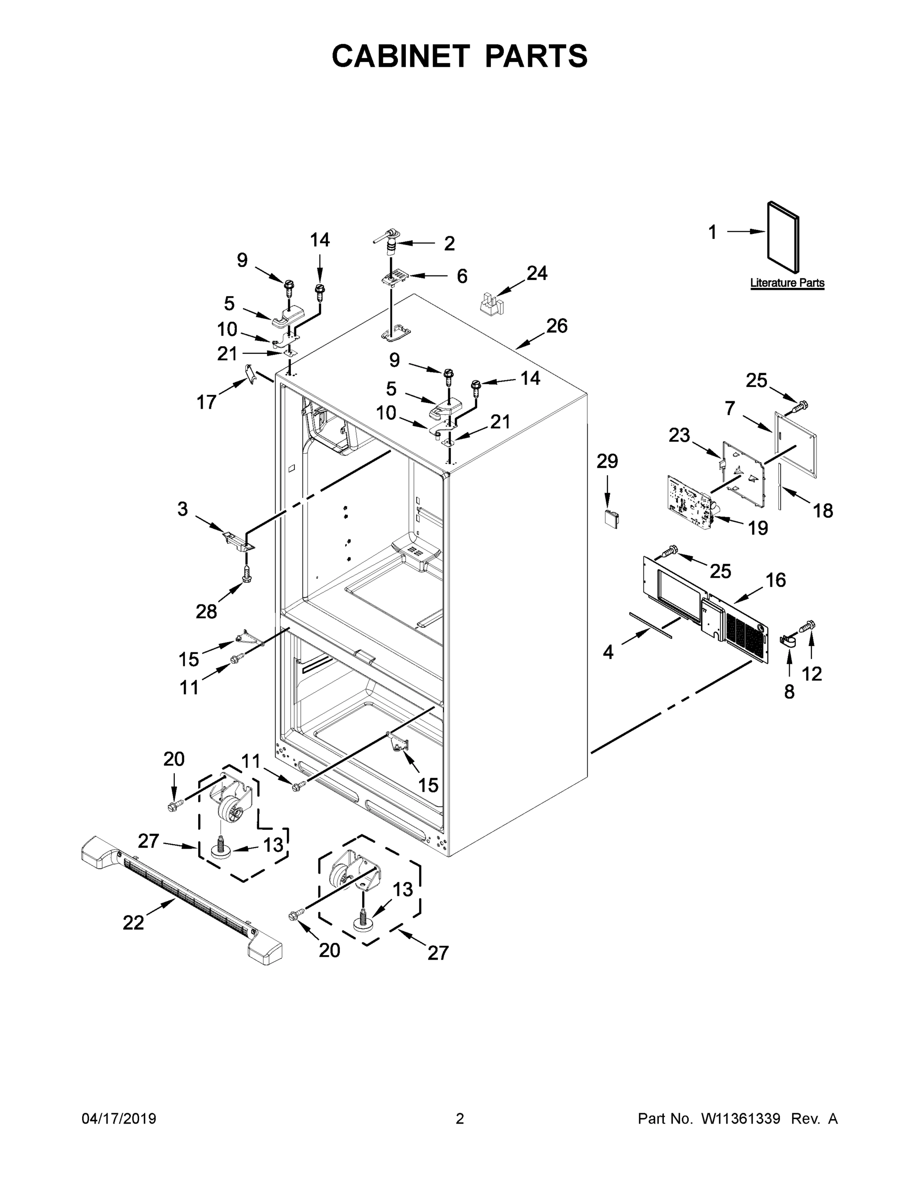 02 - CABINET PARTS
