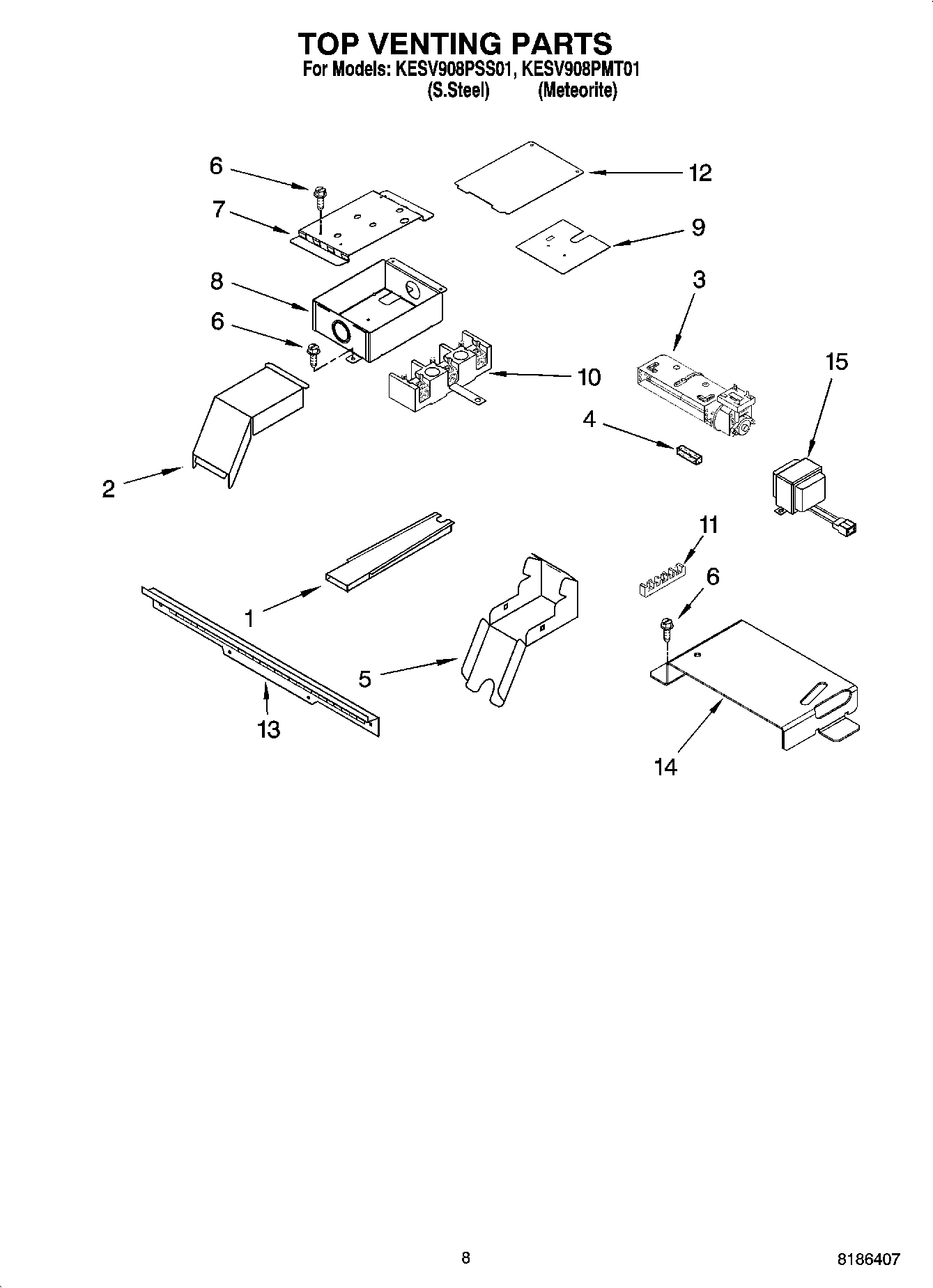 06 - TOP VENTING PARTS, OPTIONAL PARTS