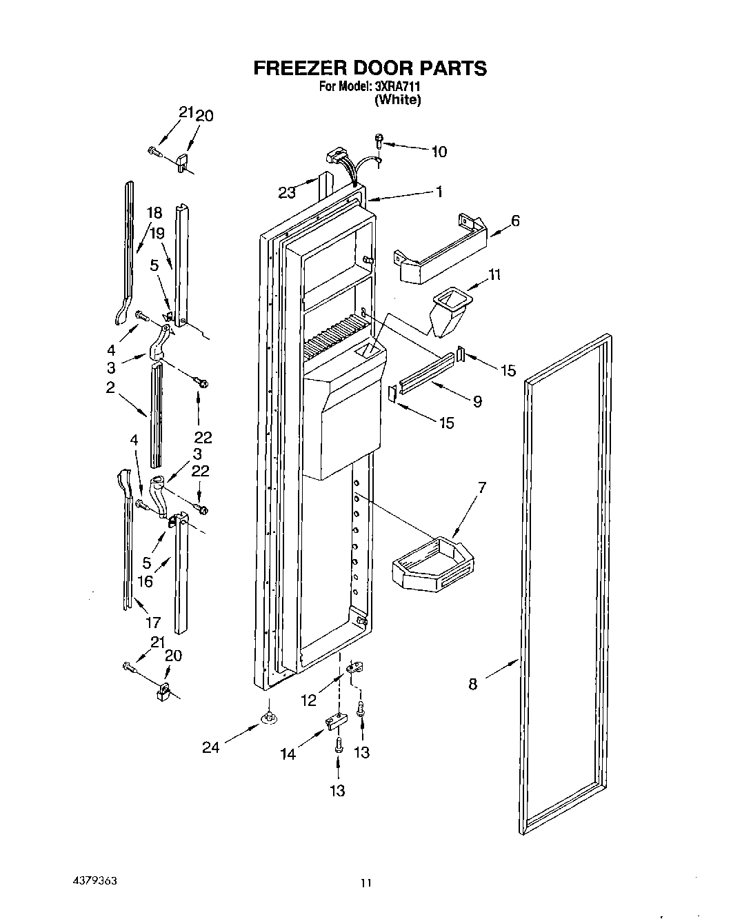 07 - FREEZER DOOR
