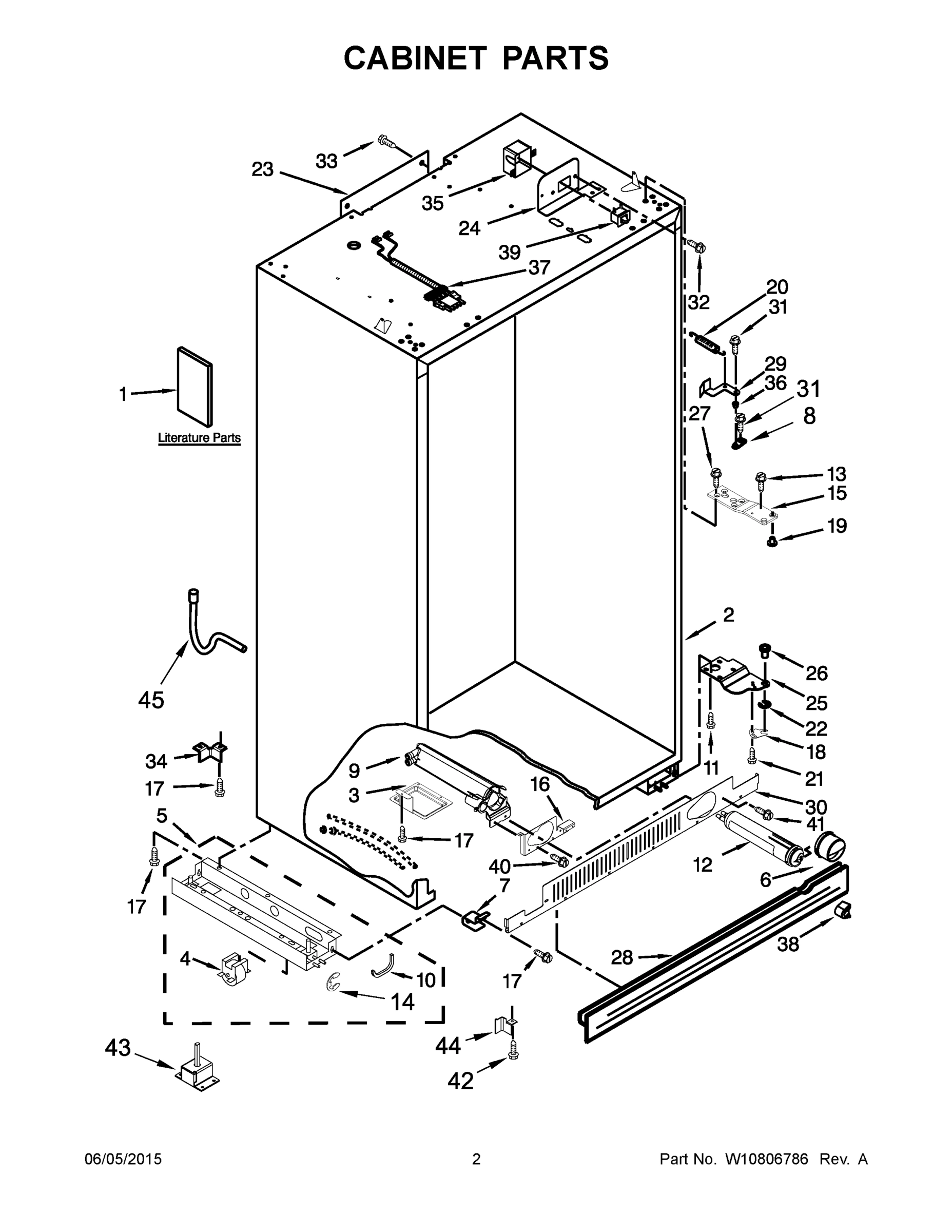 02 - CABINET PARTS