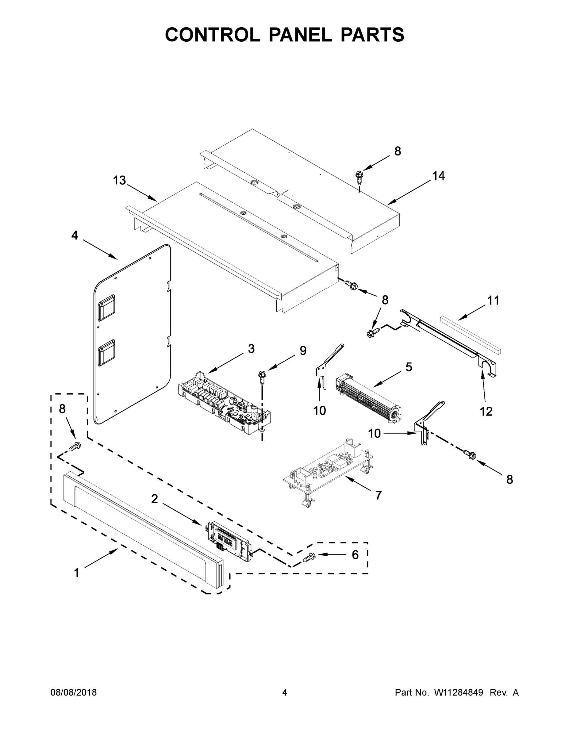03 - CONTROL PANEL PARTS