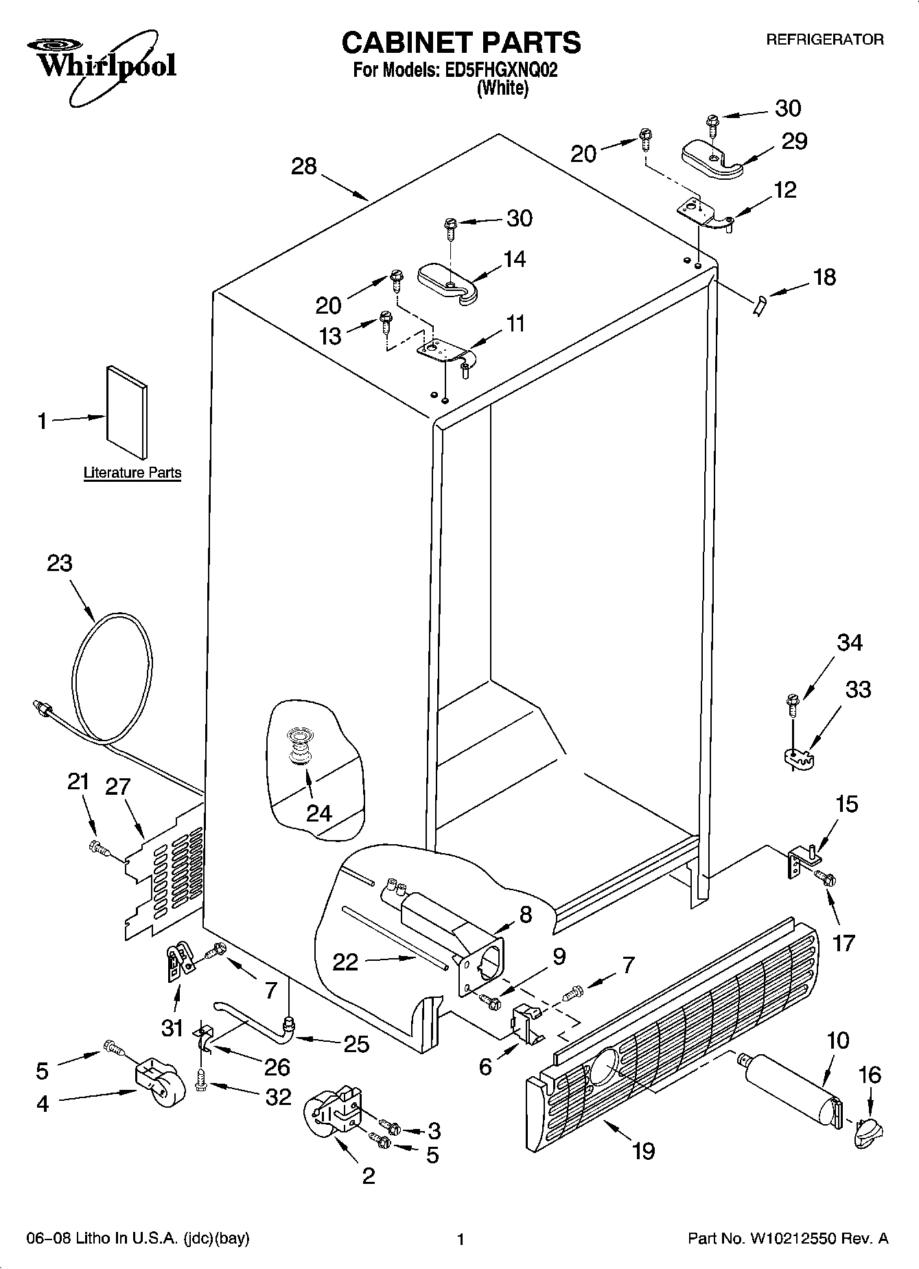 01 - CABINET PARTS