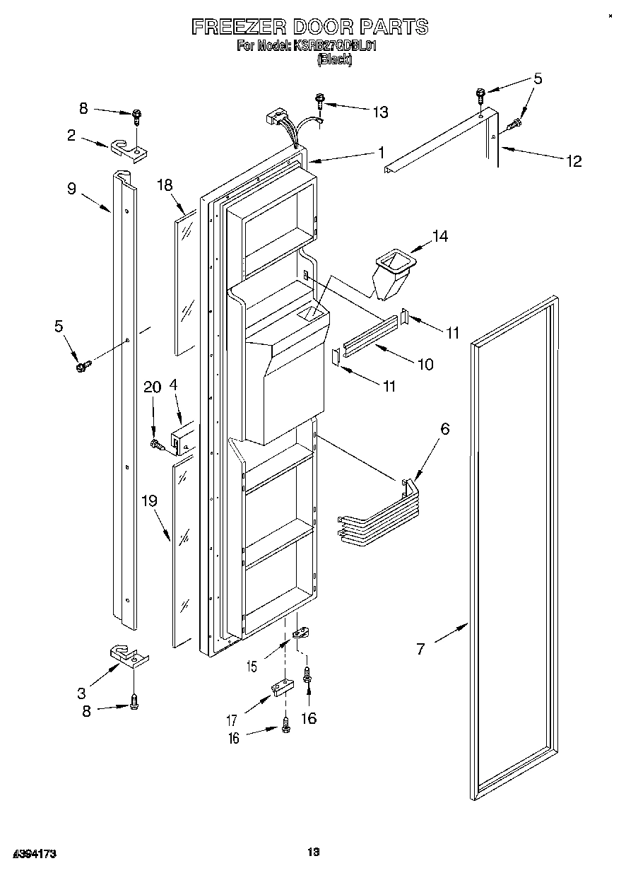 08 - FREEZER DOOR