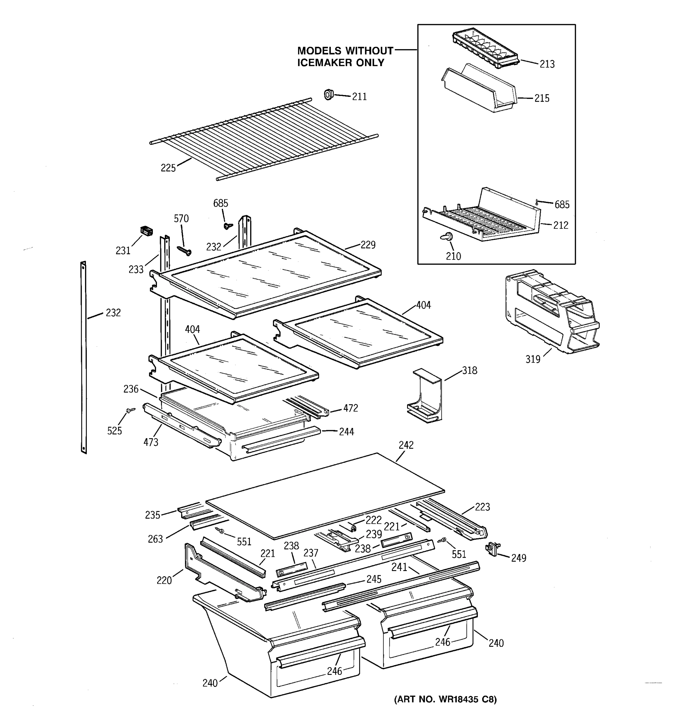 SHELF PARTS