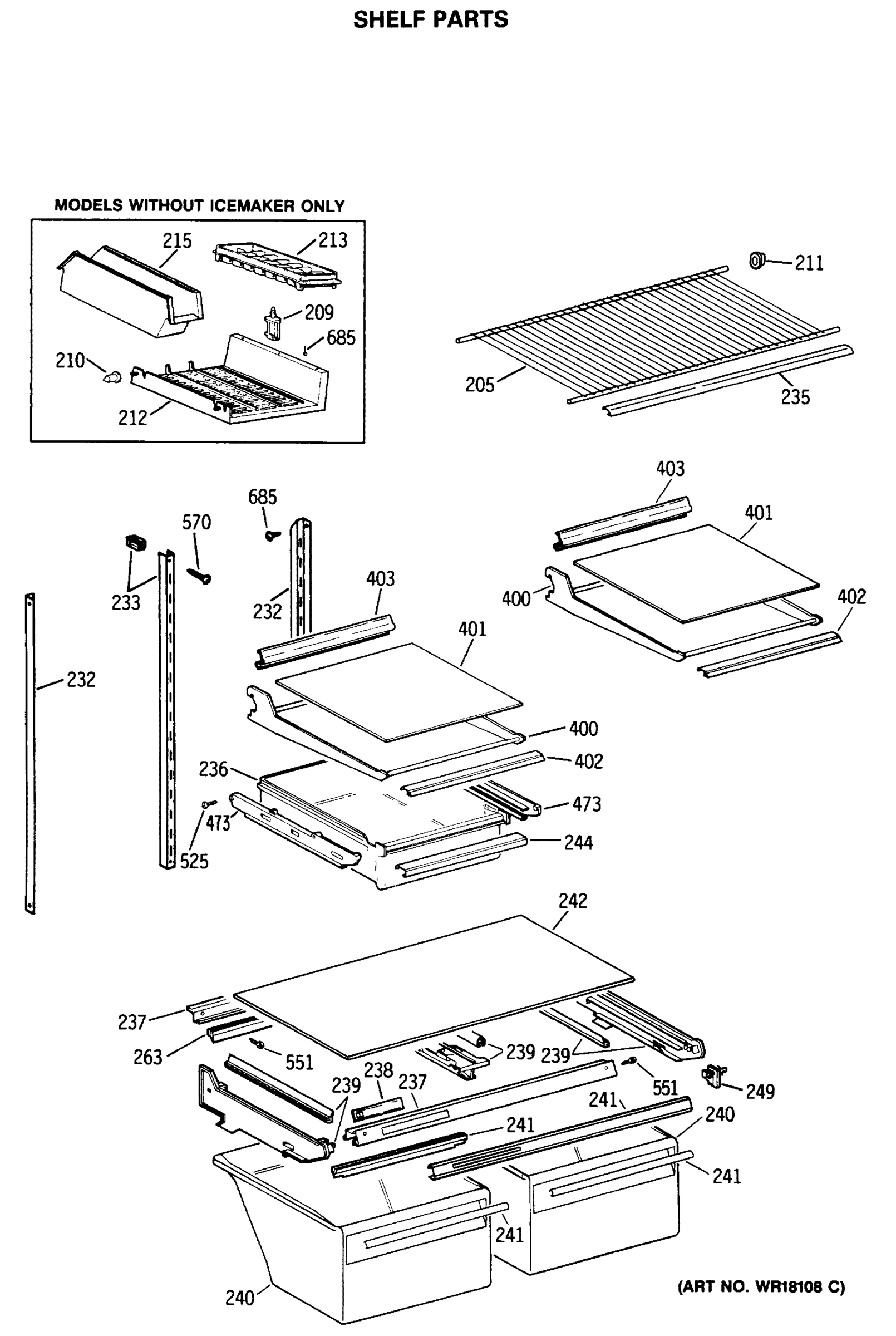 SHELF PARTS