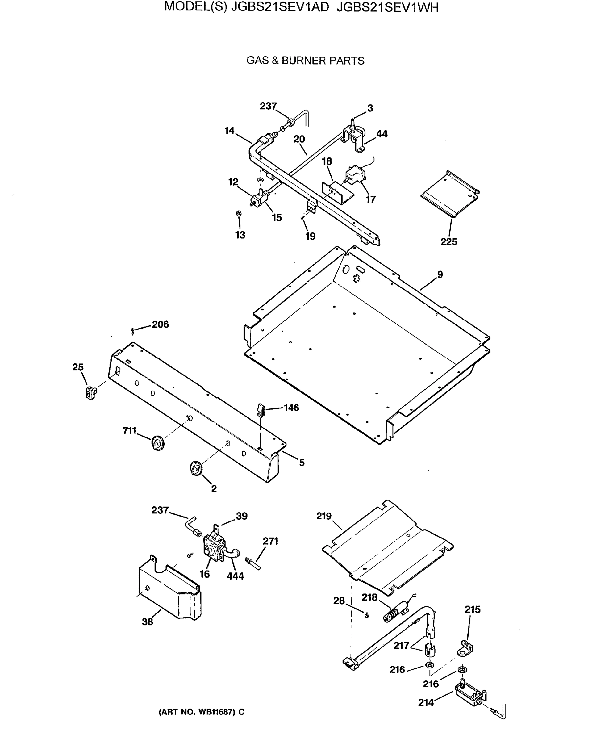 GAS & BURNER PARTS