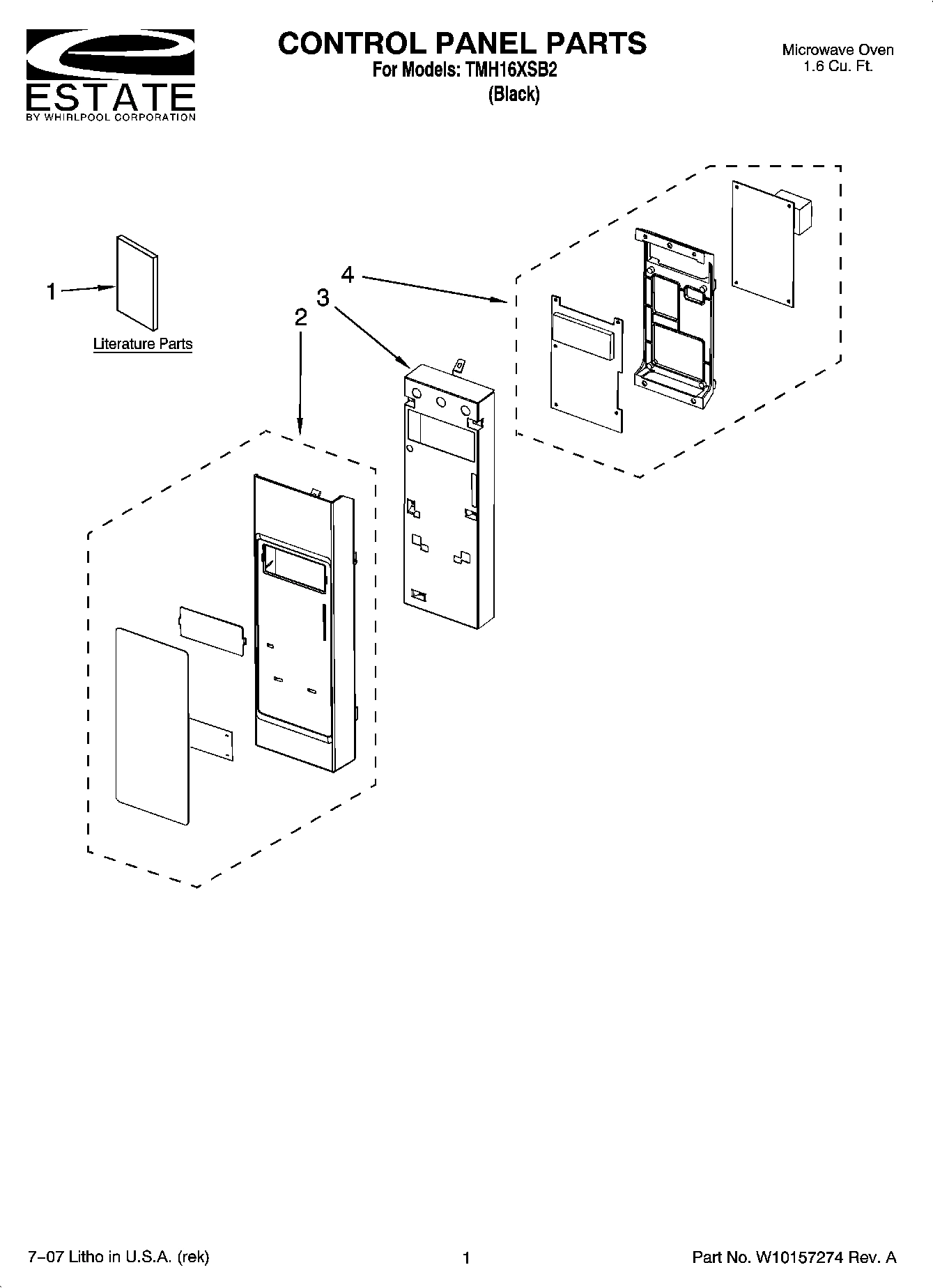 01 - CONTROL PANEL PARTS