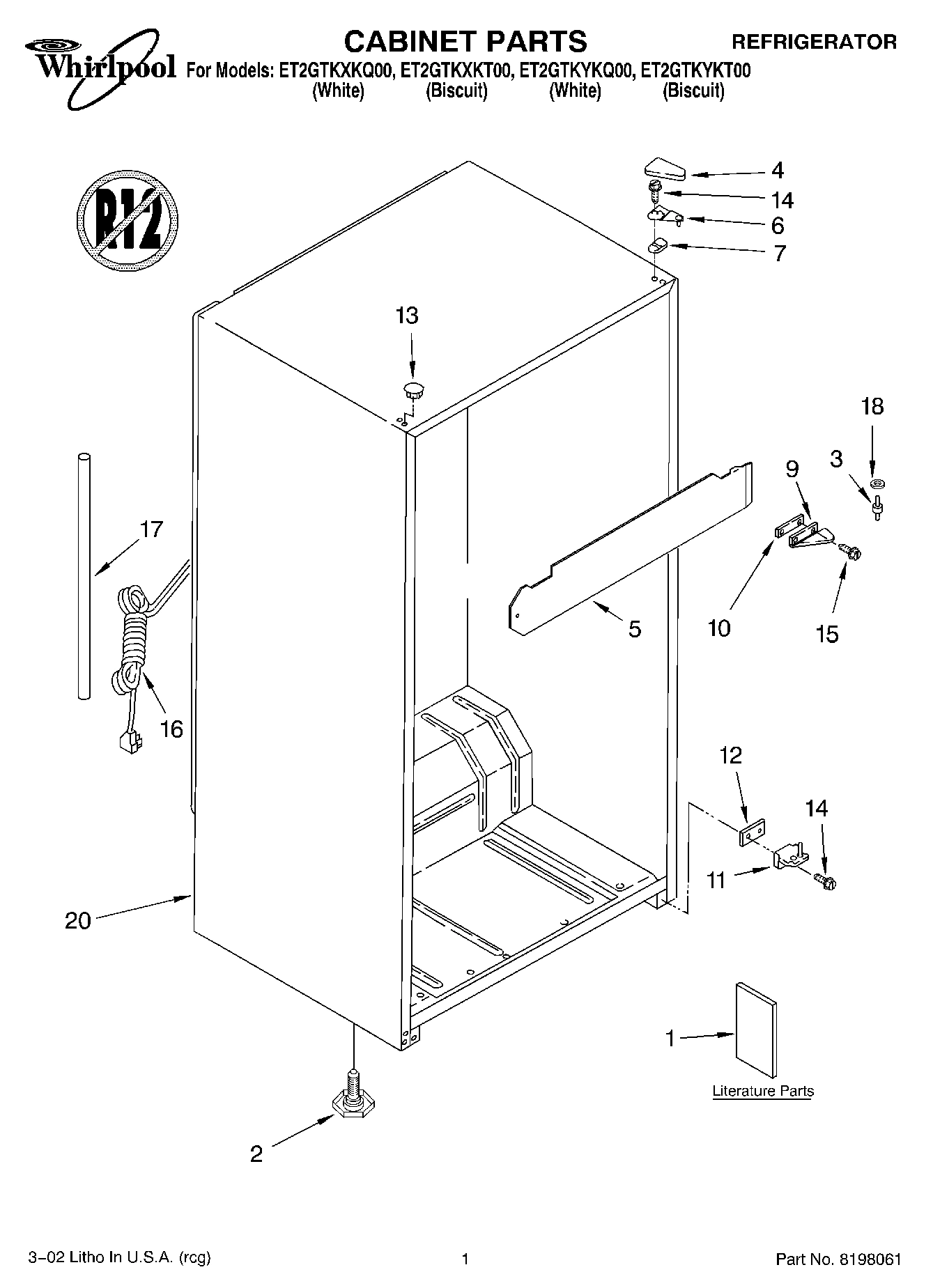 01 - CABINET, LITERATURE