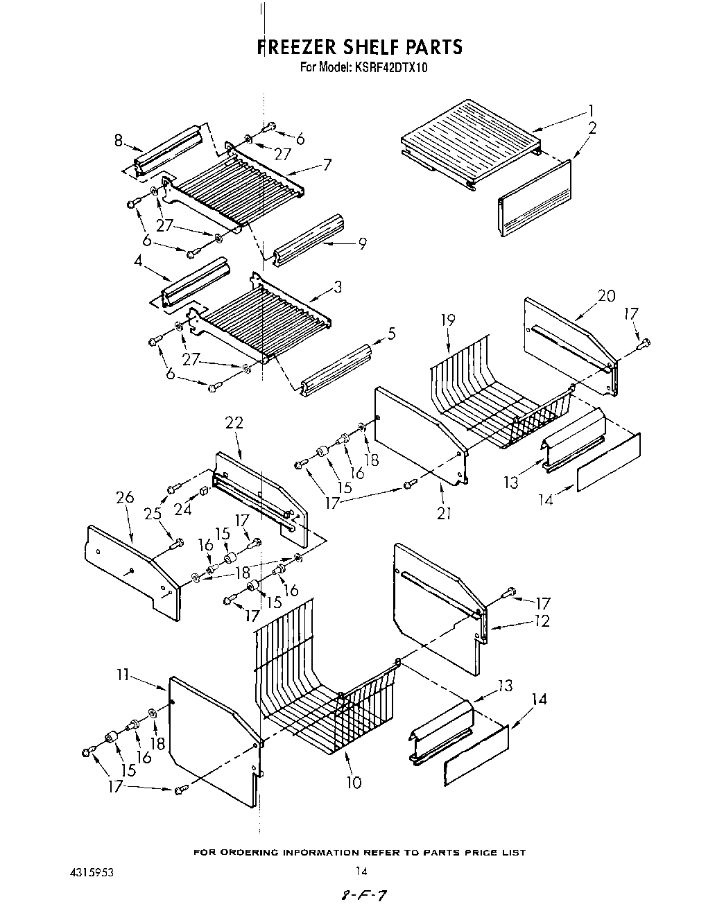 10 - FREEZER SHELF