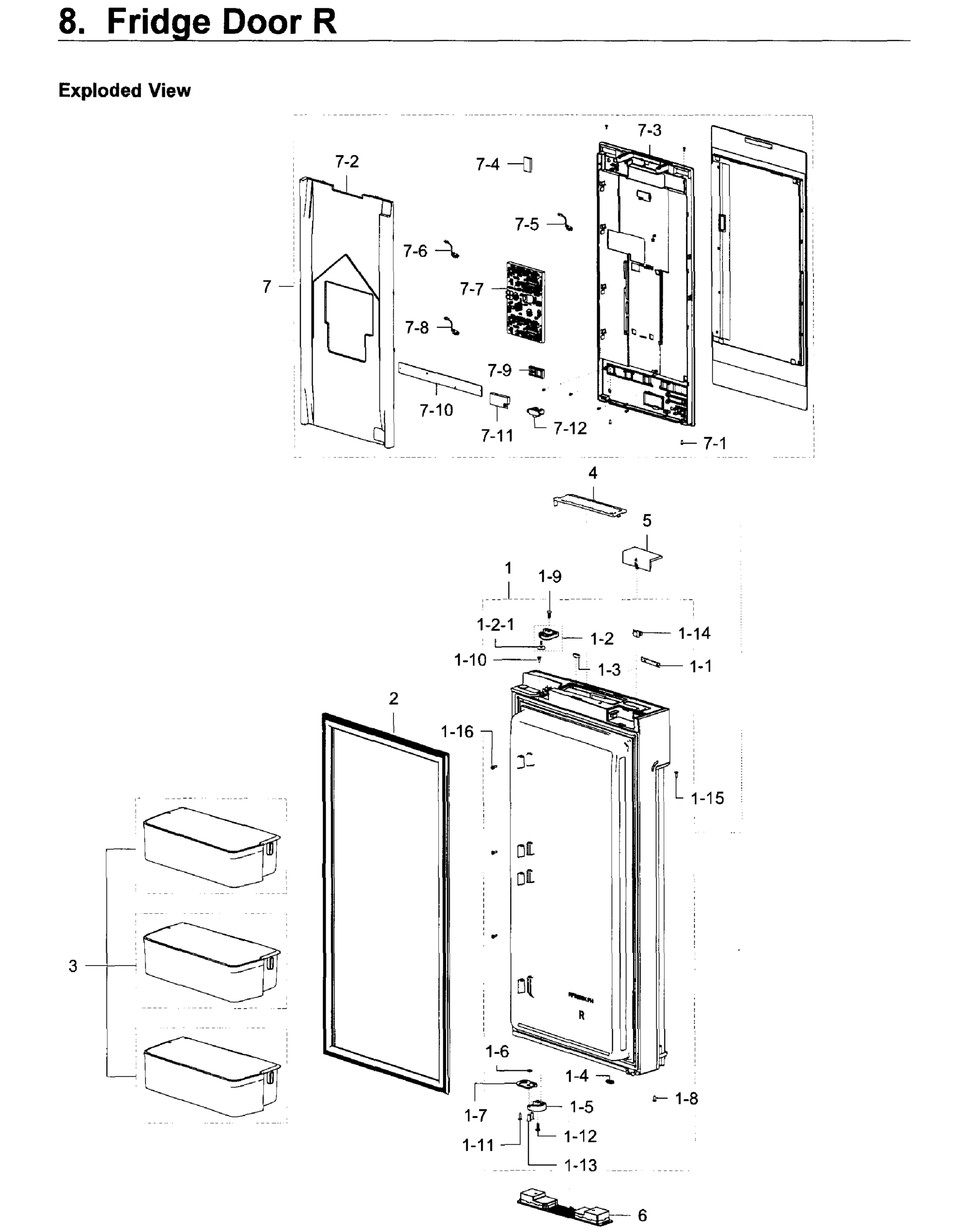 FRIDGE DOOR R