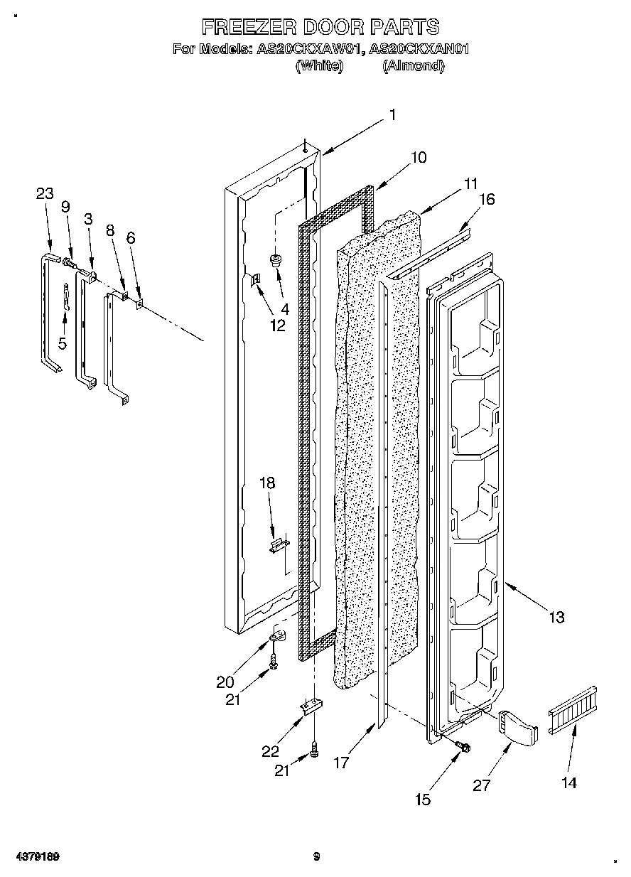 05 - FREEZER DOOR
