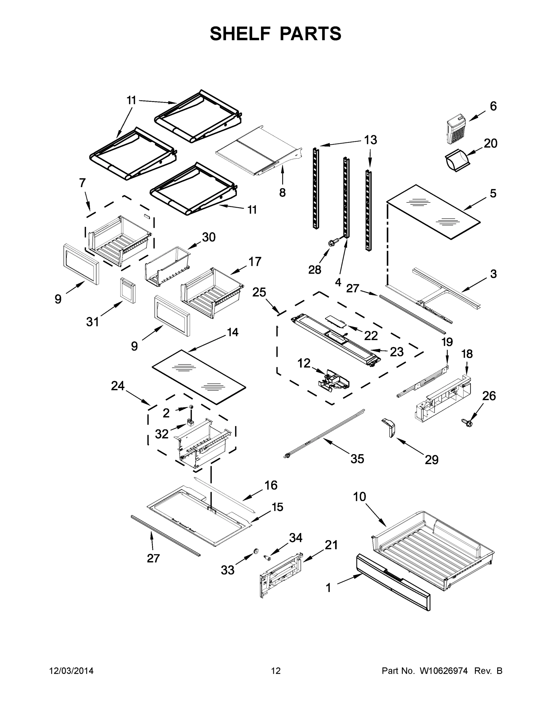 07 - SHELF PARTS