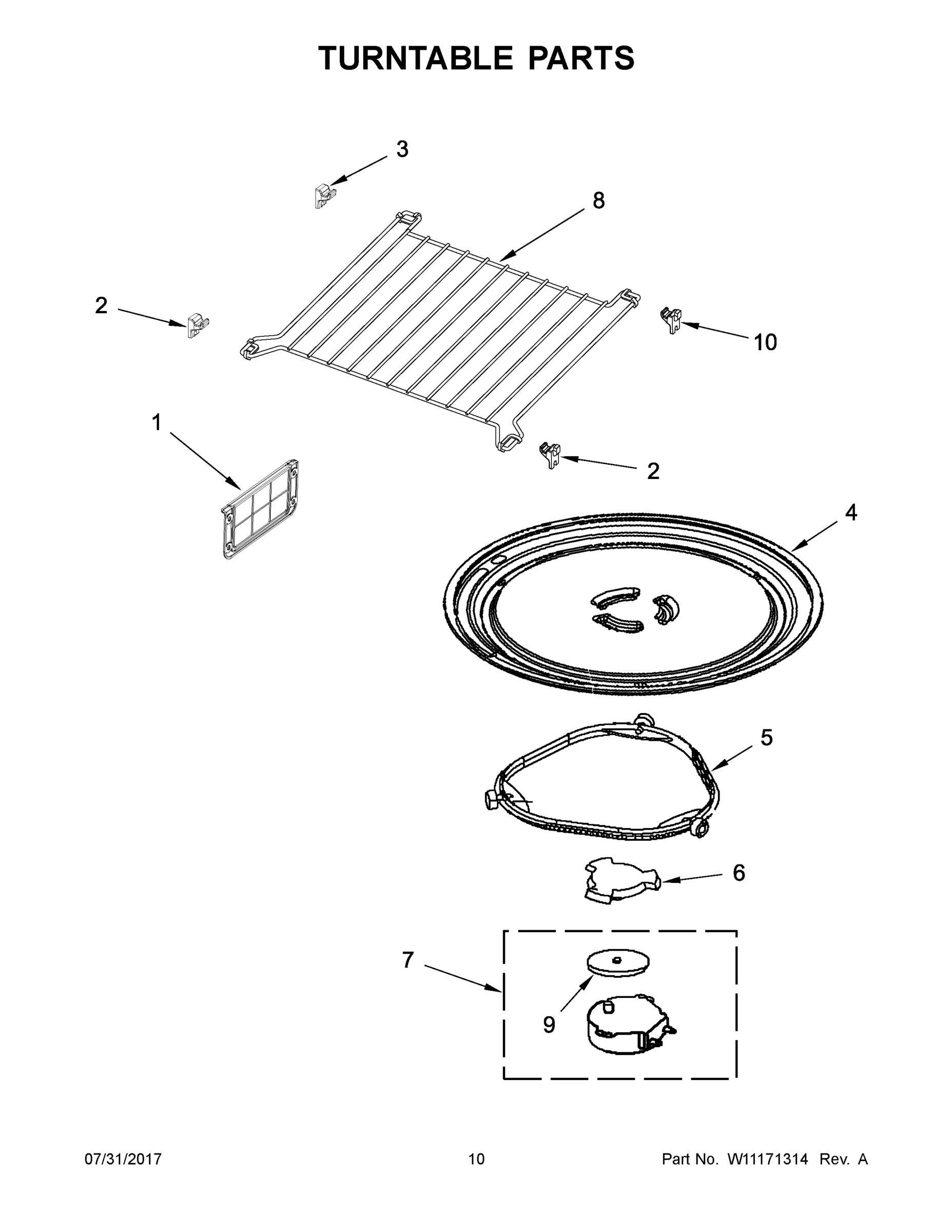 06 - TURNTABLE PARTS