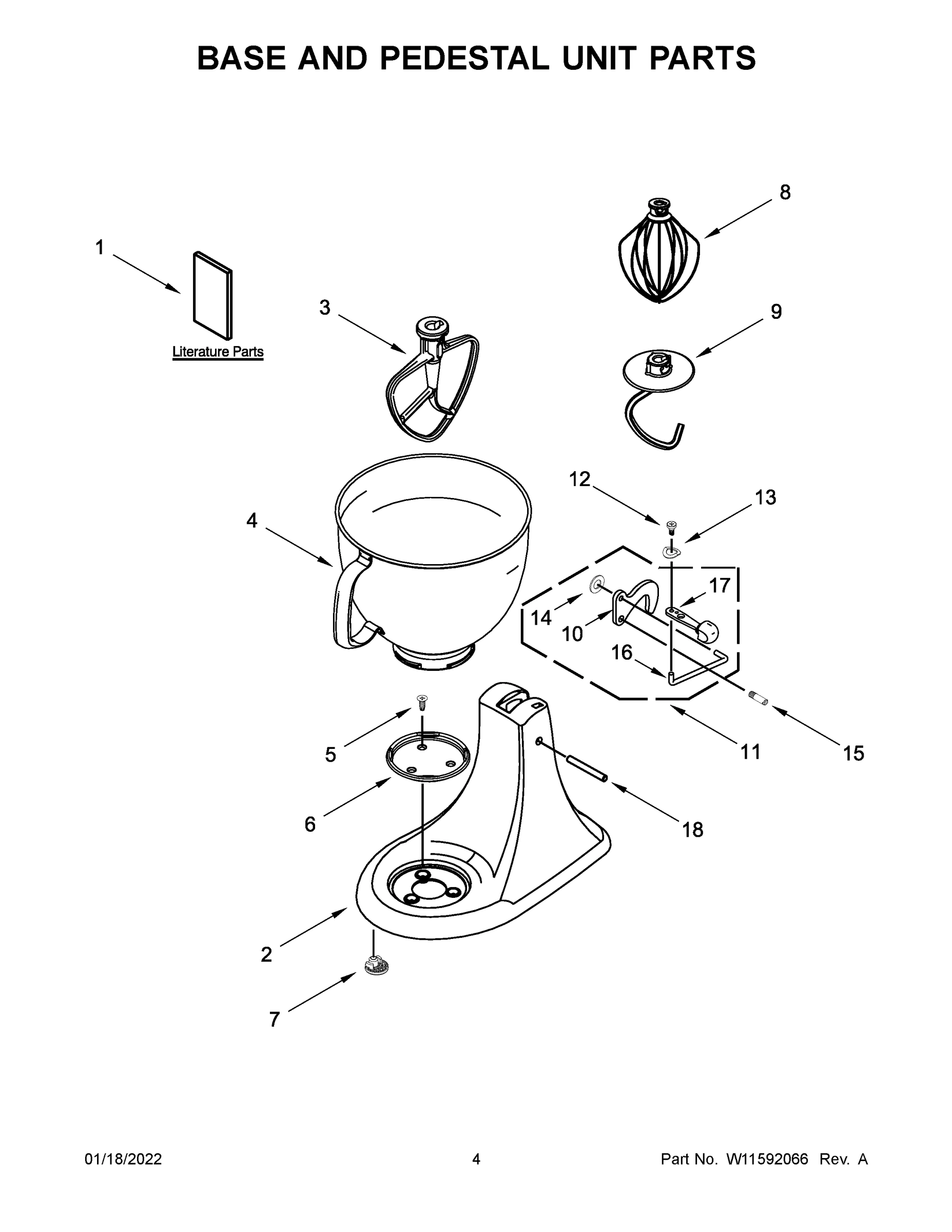 03 - BASE AND PEDESTAL UNIT PARTS