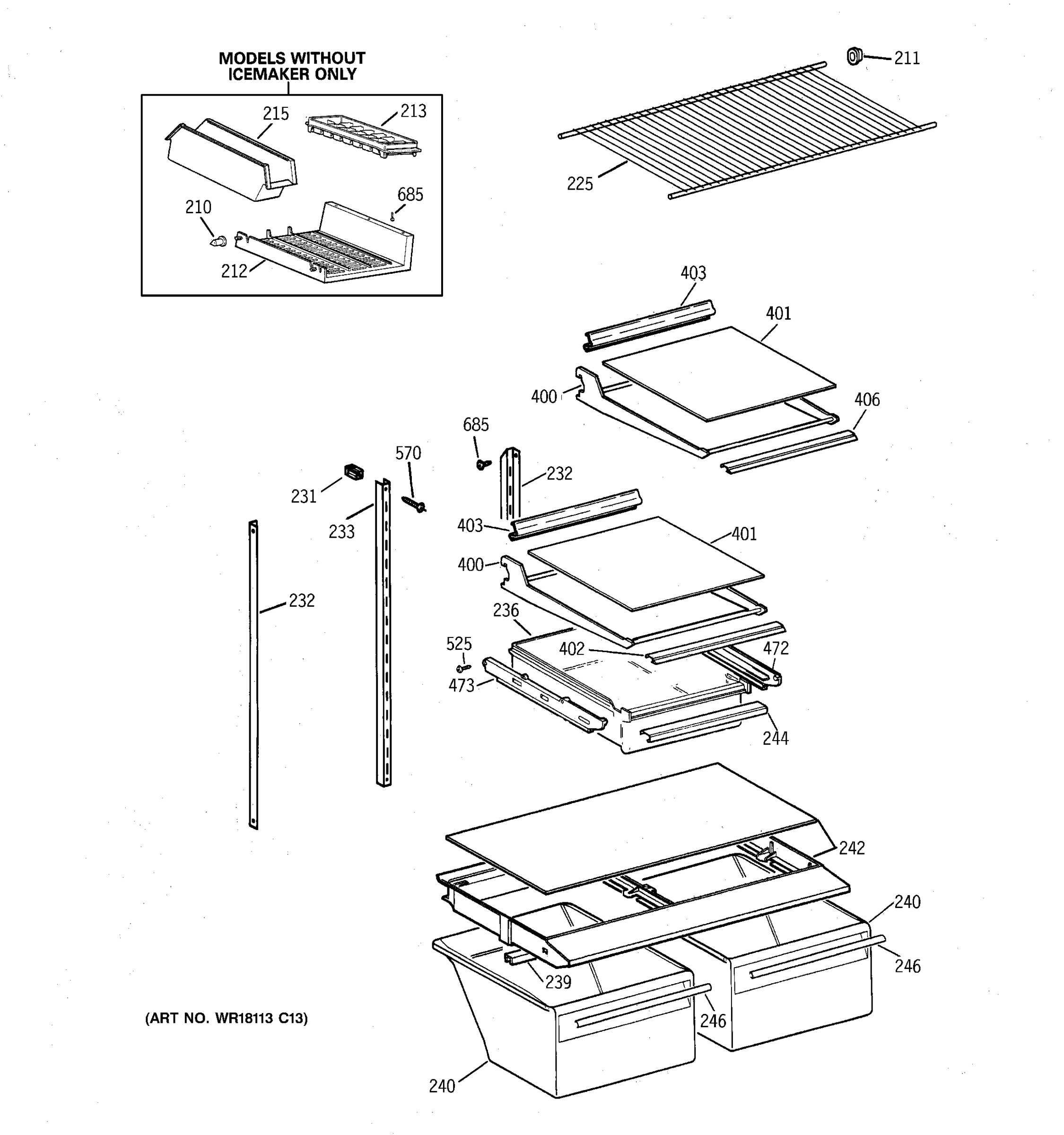SHELF PARTS