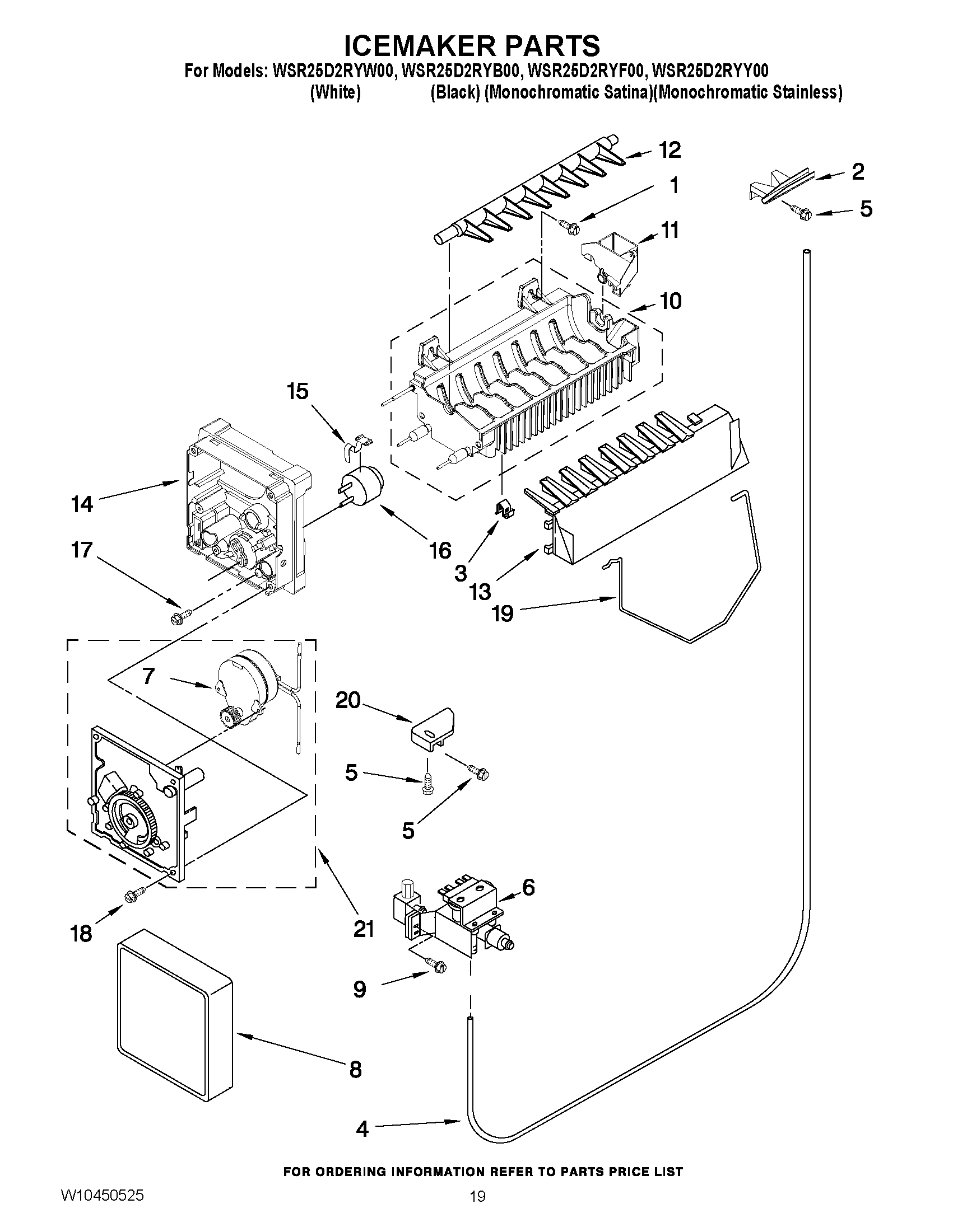 12 - ICEMAKER PARTS
