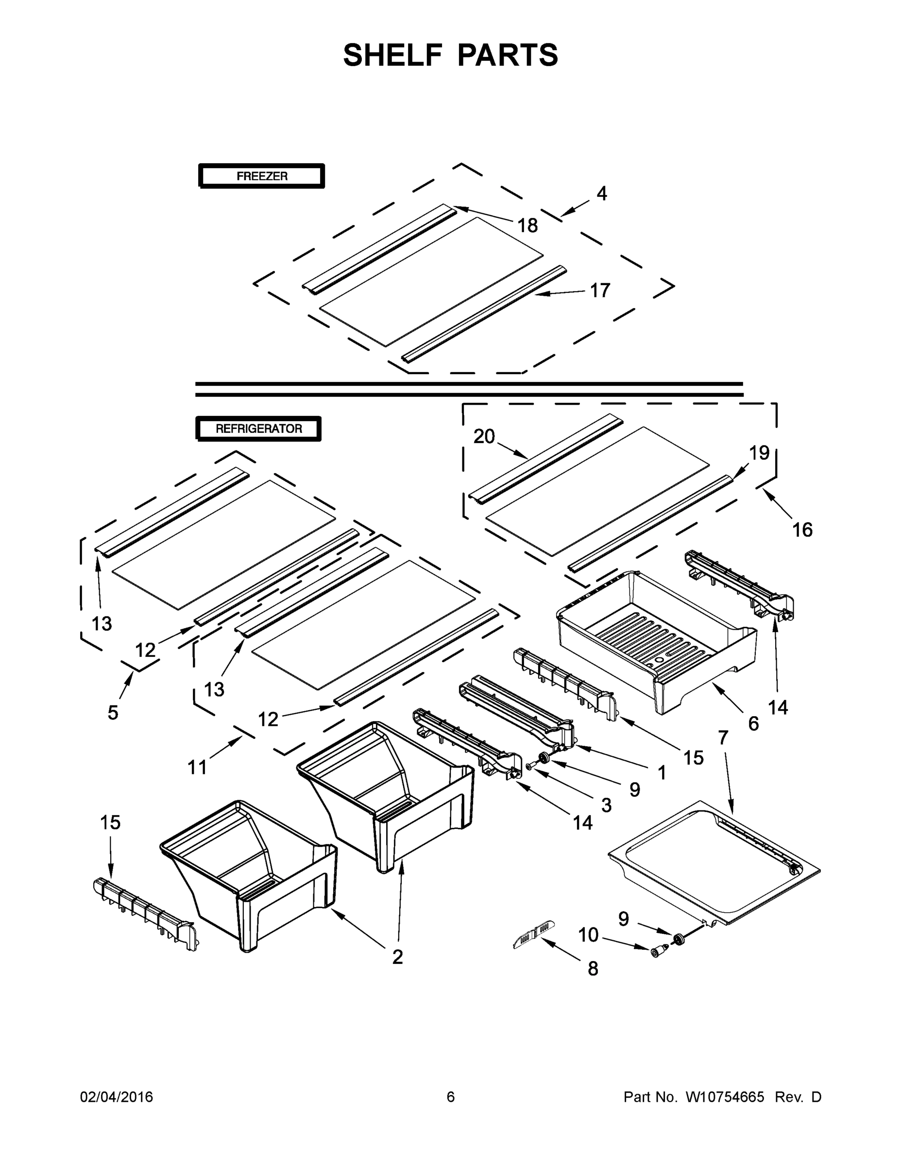 04 - SHELF PARTS
