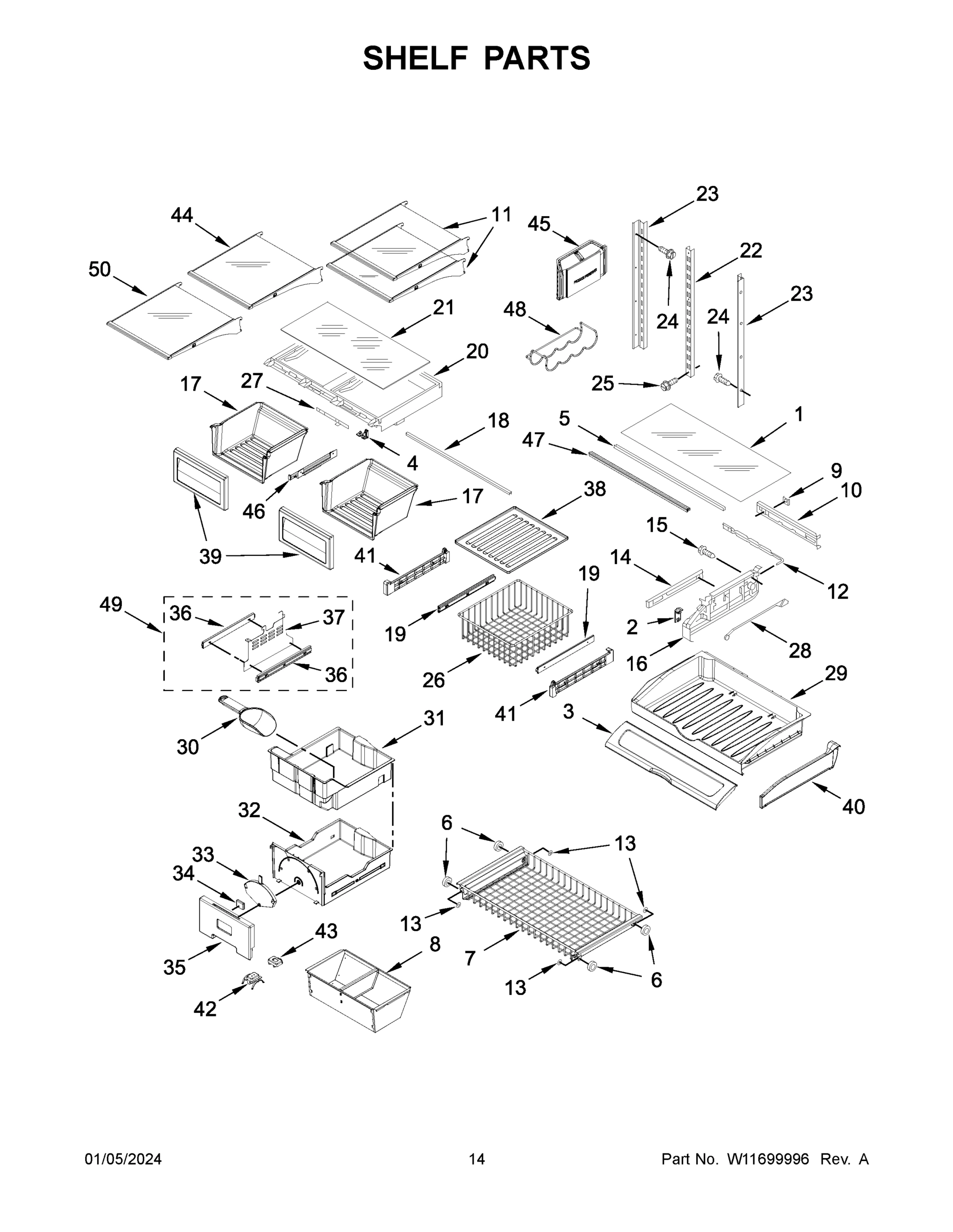 08 - SHELF PARTS
