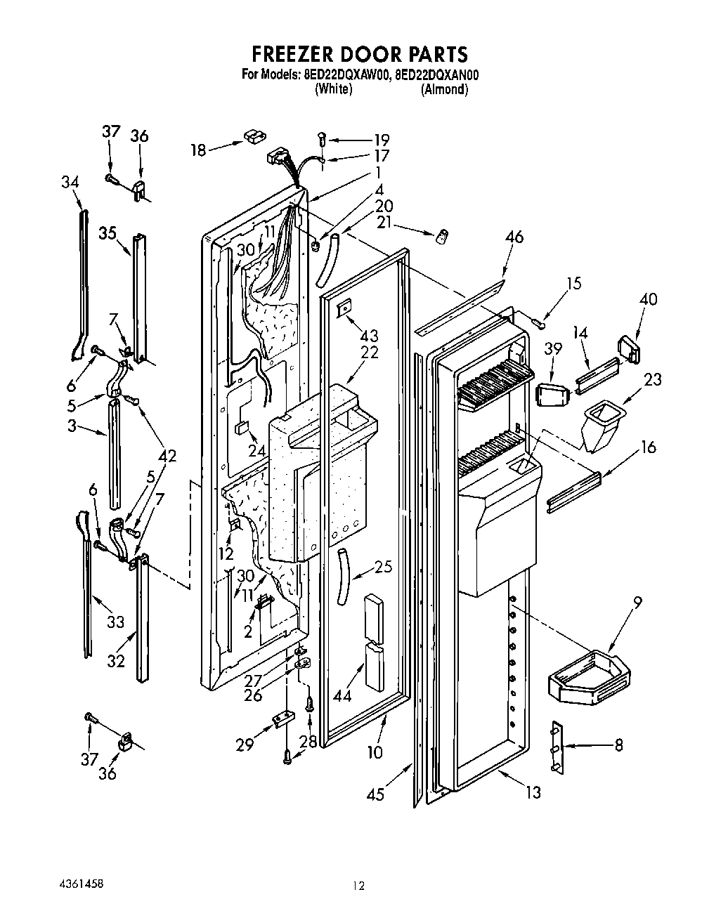 08 - FREEZER DOOR