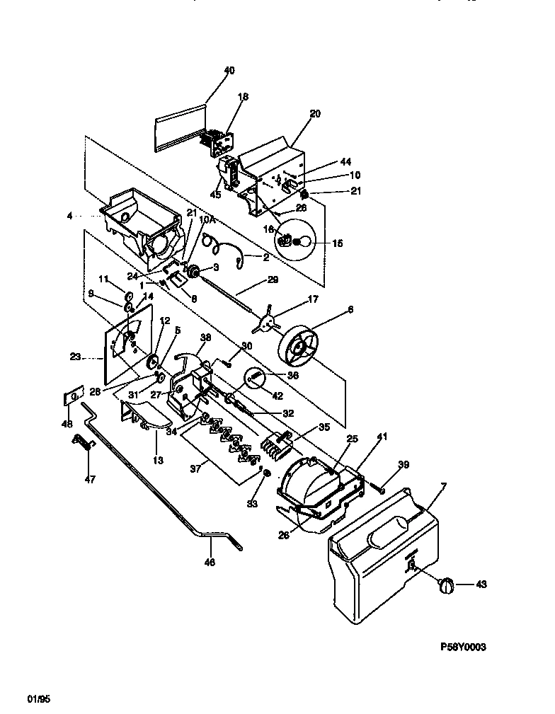 11 - ICE CONTAINER & DISPENSER DRIVE