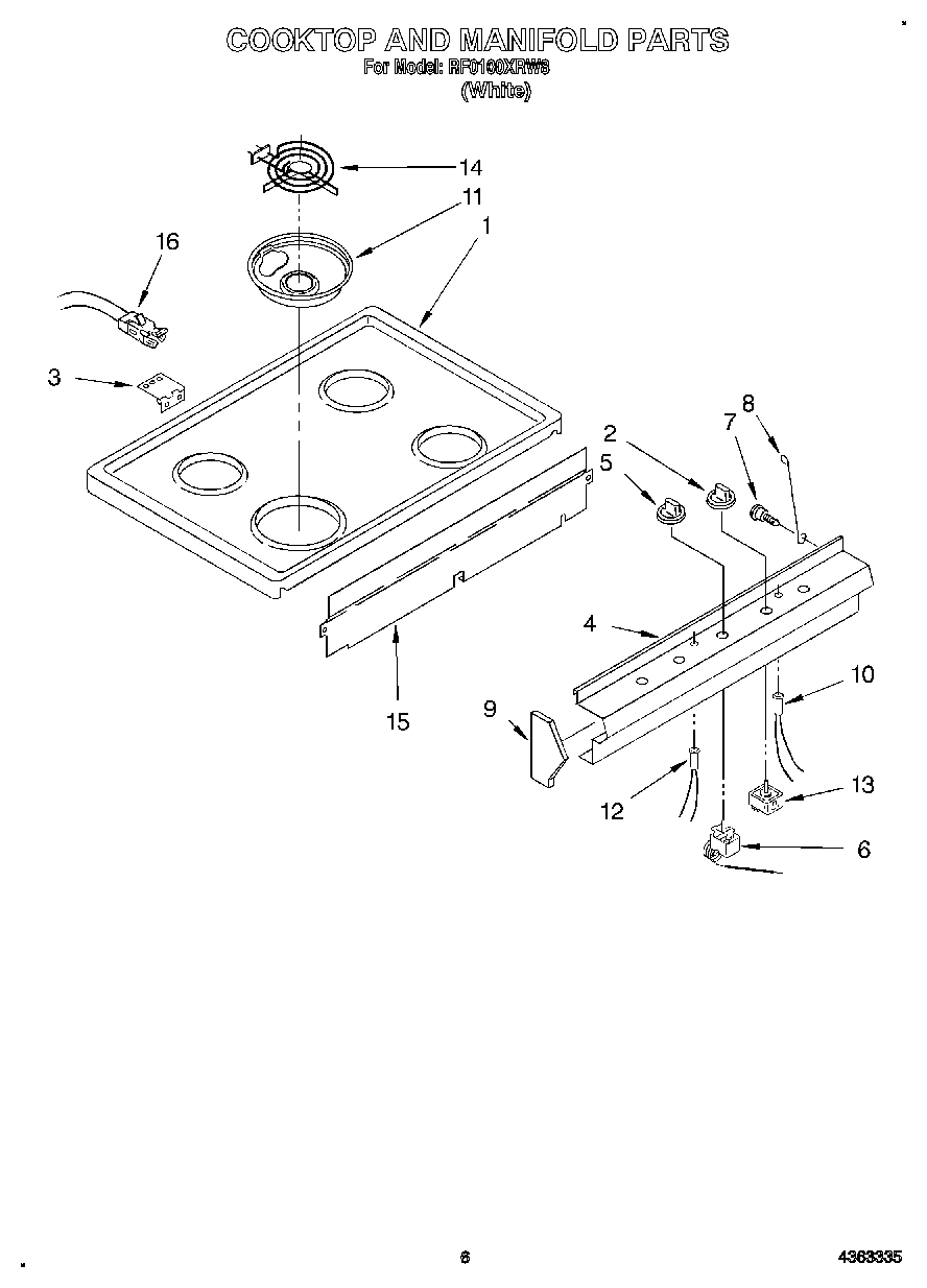 05 - COOKTOP AND MANIFOLD