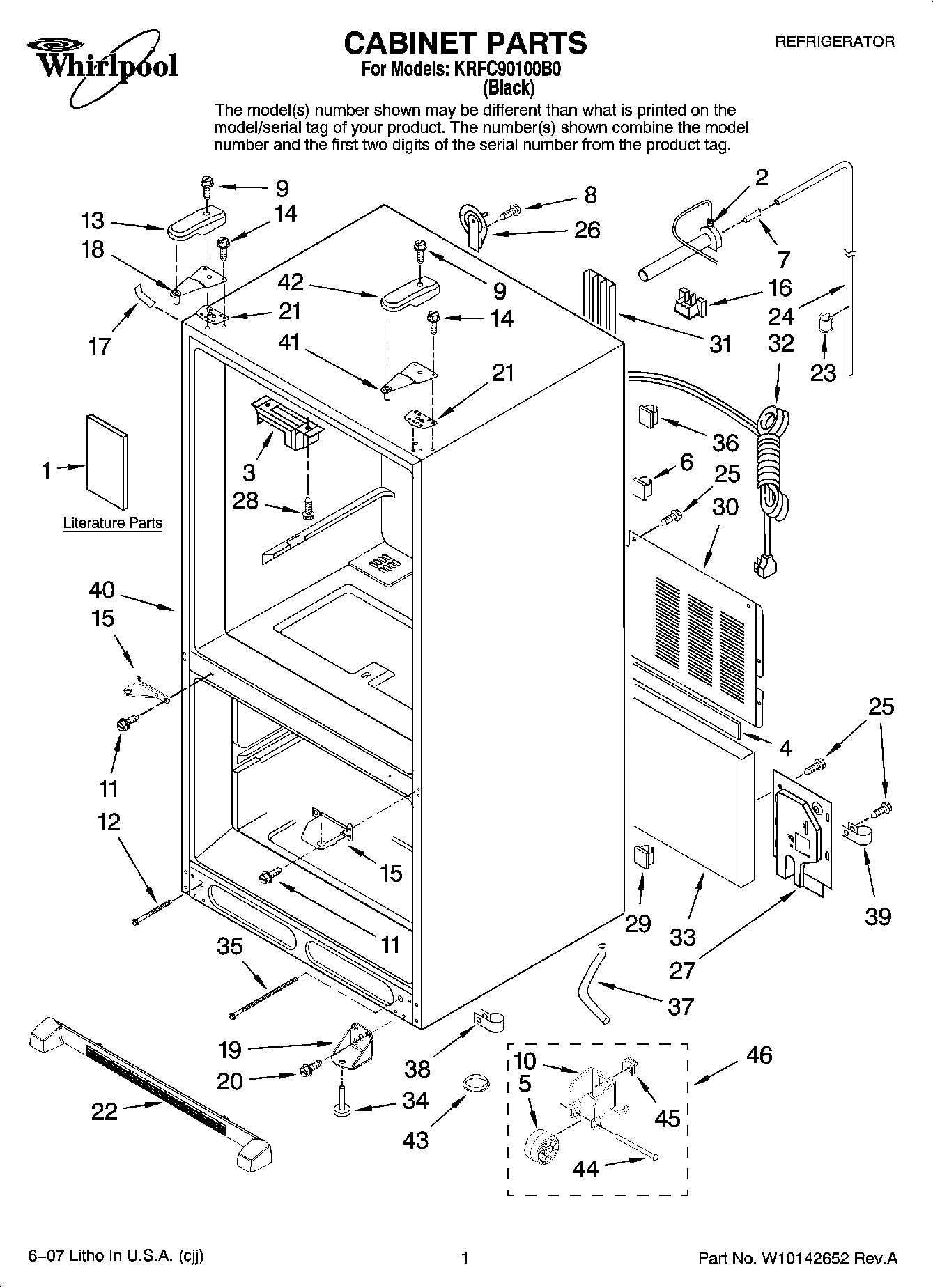01 - CABINET PARTS