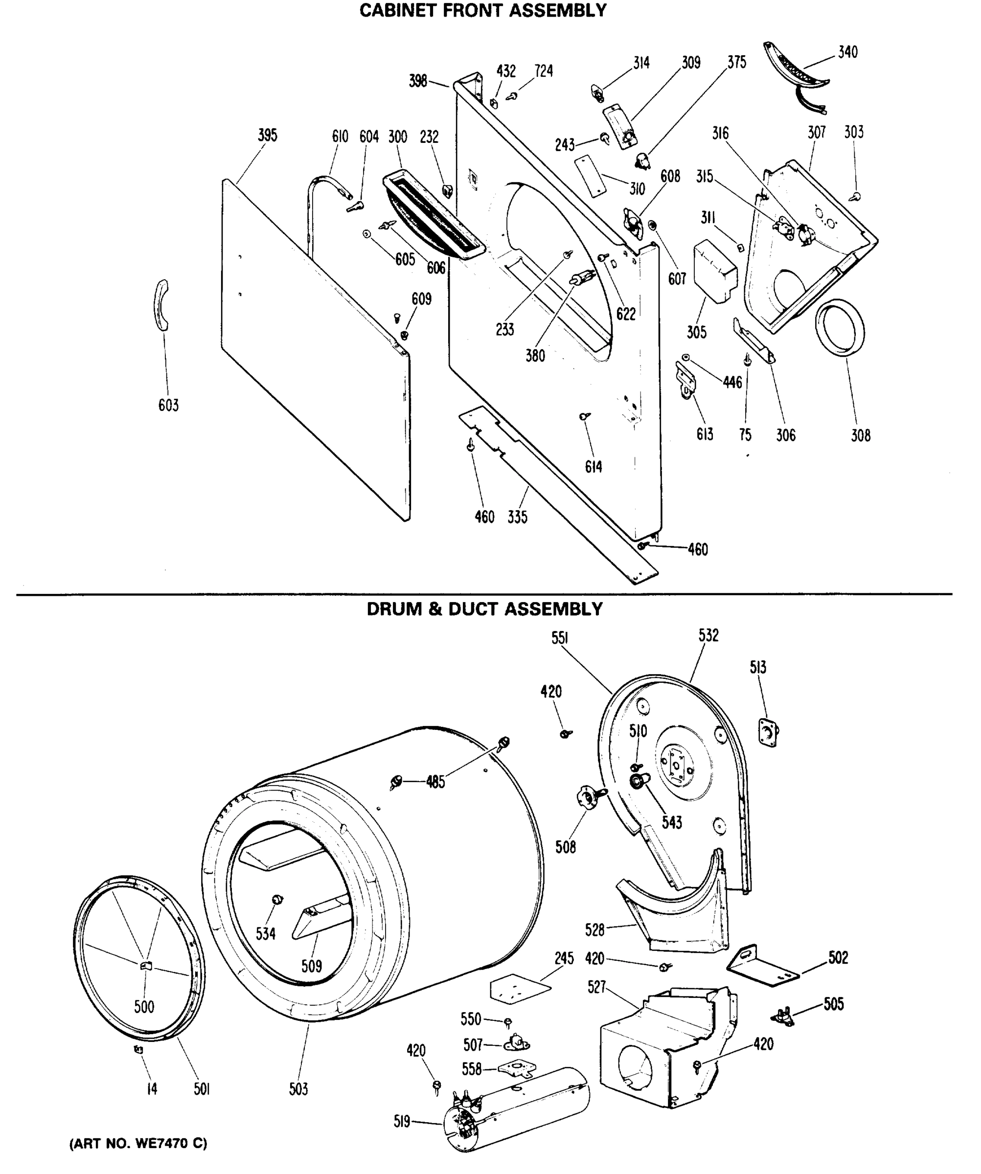 CABINET FRONT ASSEMBLY