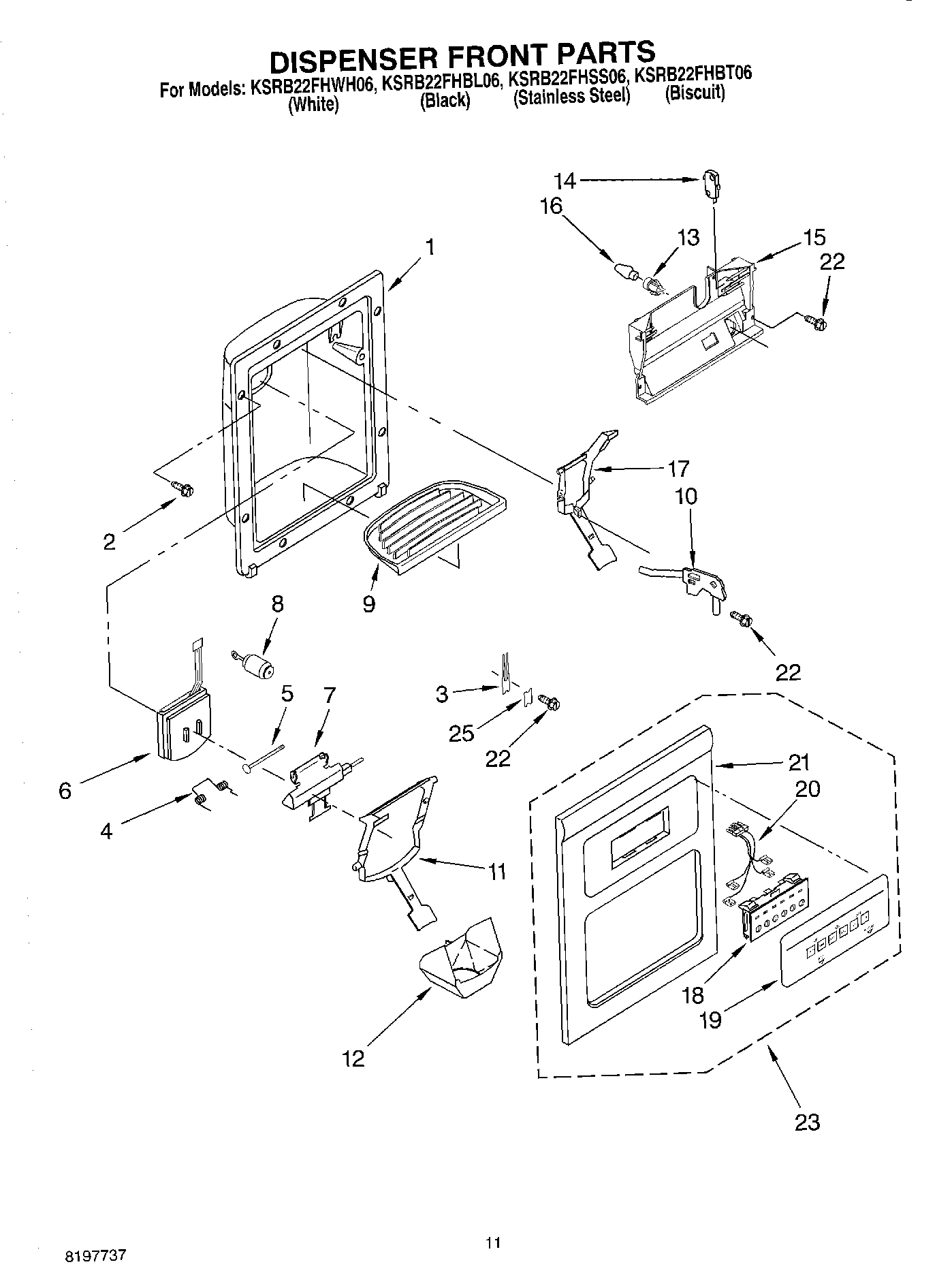 07 - DISPENSER FRONT