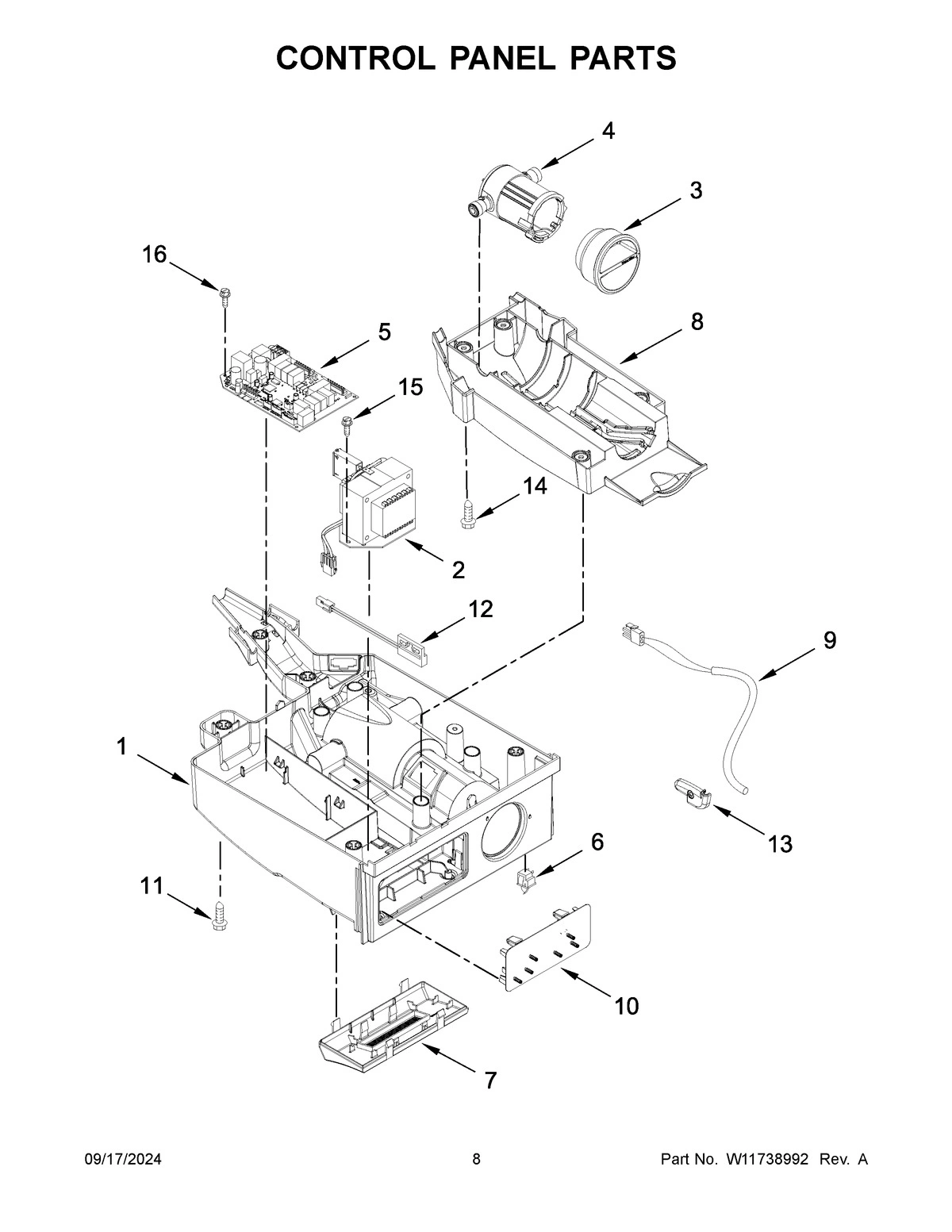 05 - CONTROL PANEL PARTS
