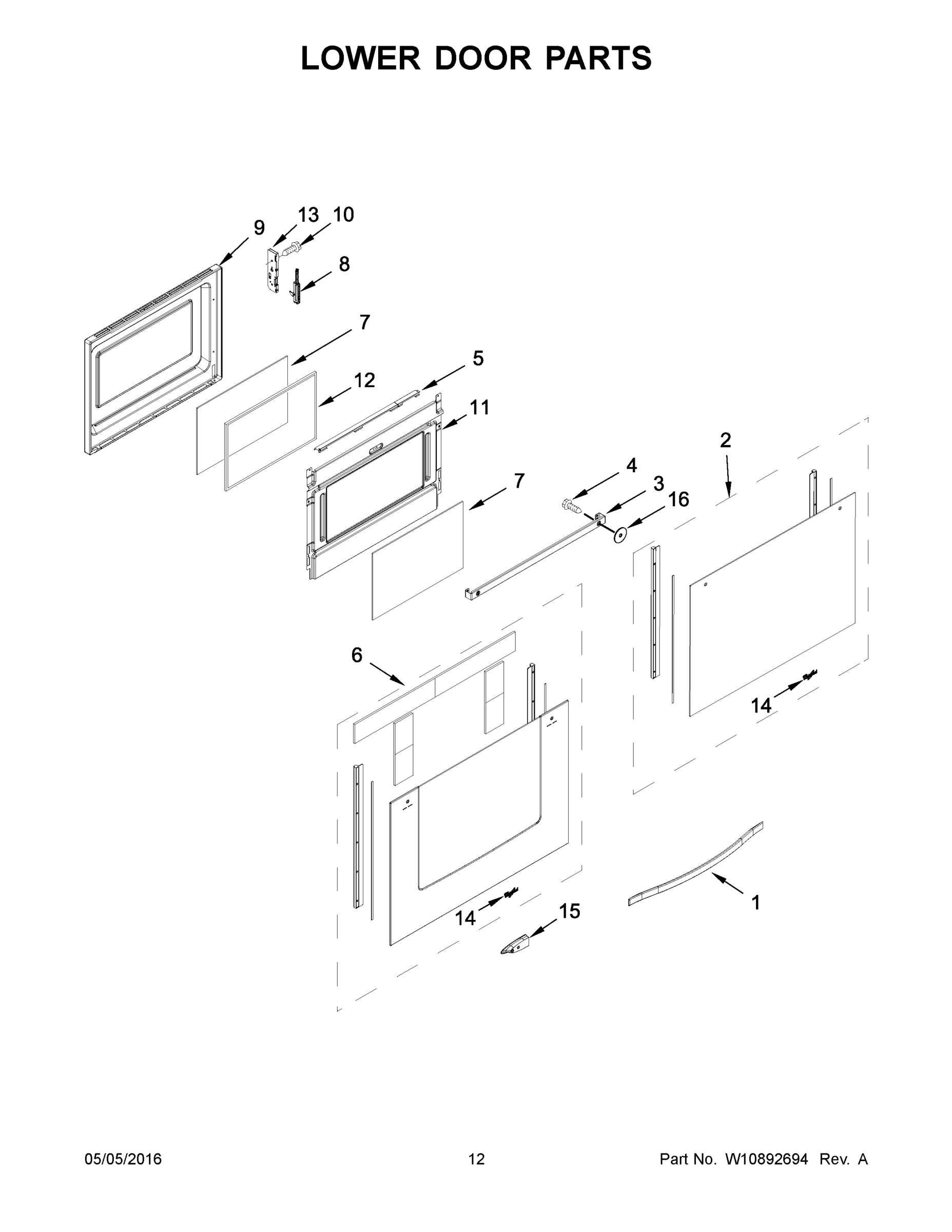 07 - LOWER DOOR PARTS