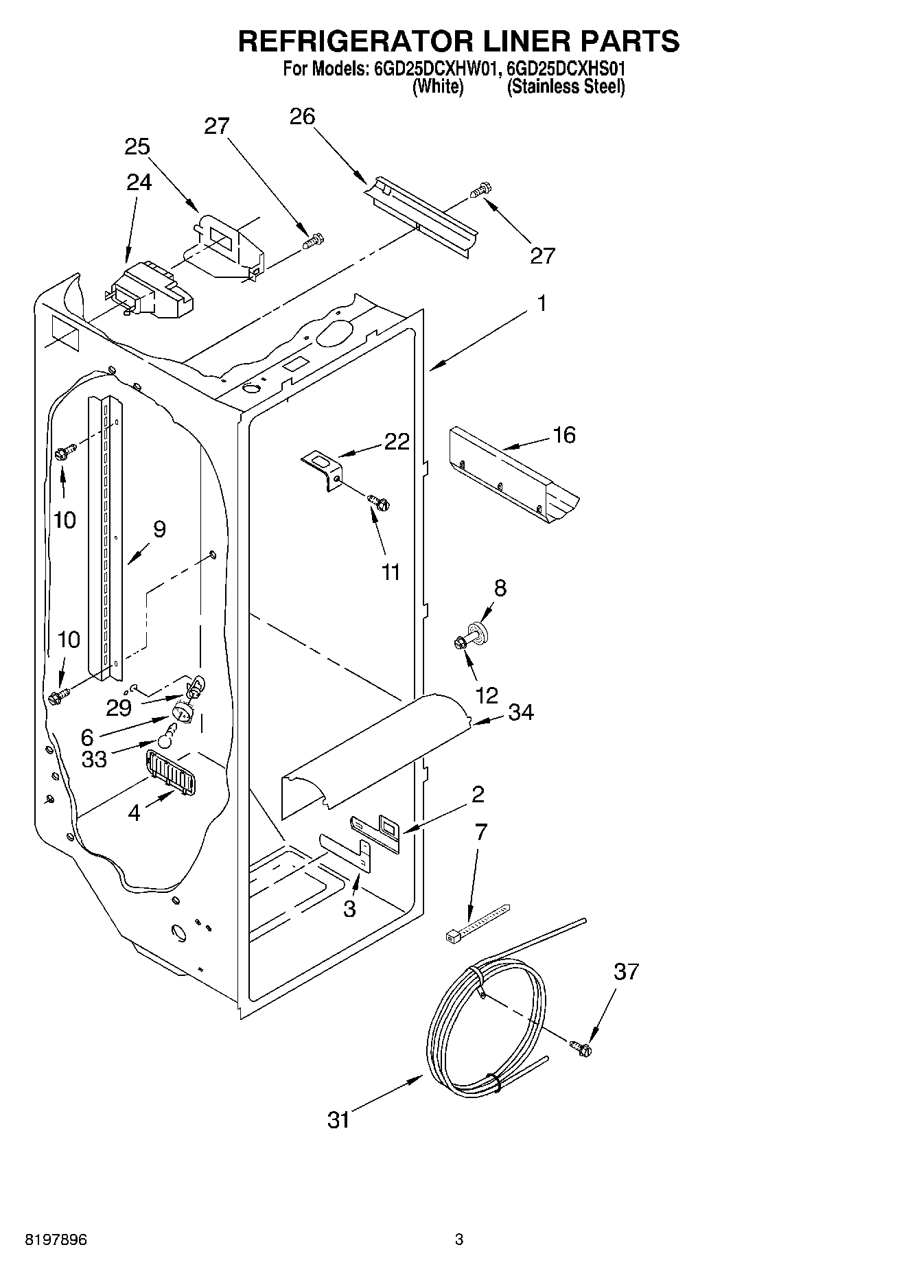 02 - REFRIGERATOR LINER