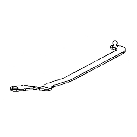 WR13X10347 GE Refrigerator Left Hand Hinge Ar