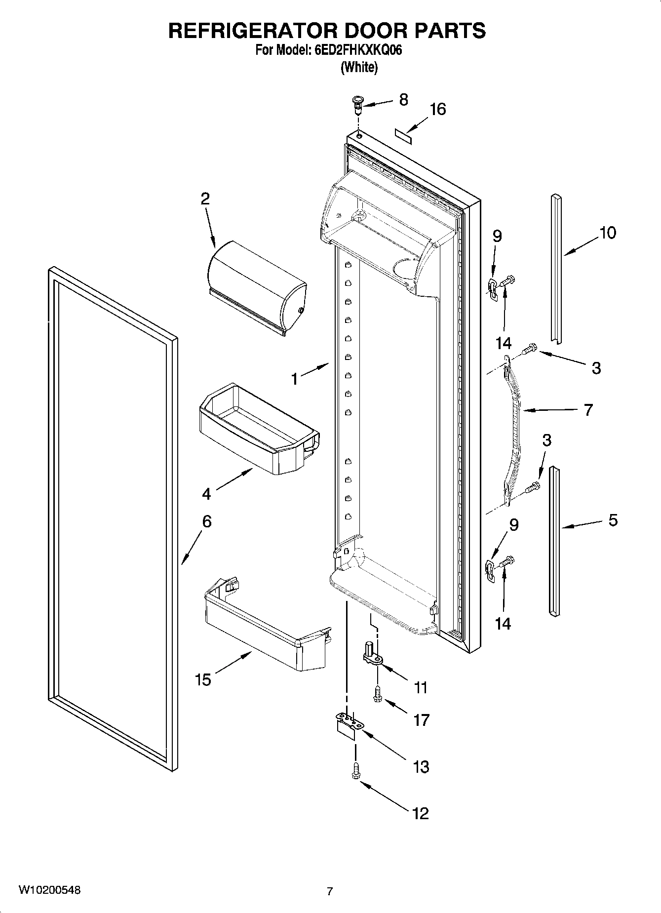 05 - REFRIGERATOR DOOR PARTS