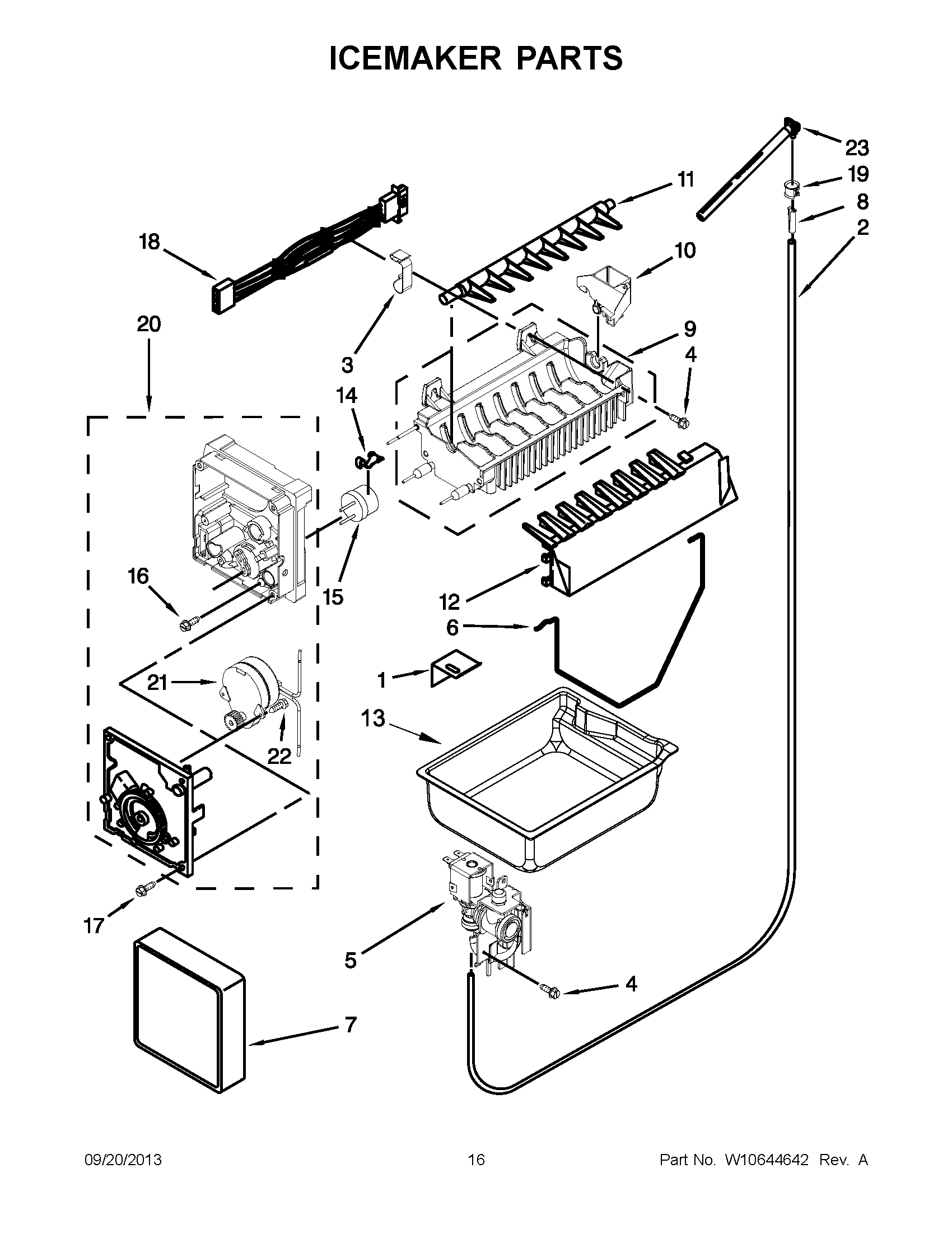 09 - ICEMAKER PARTS