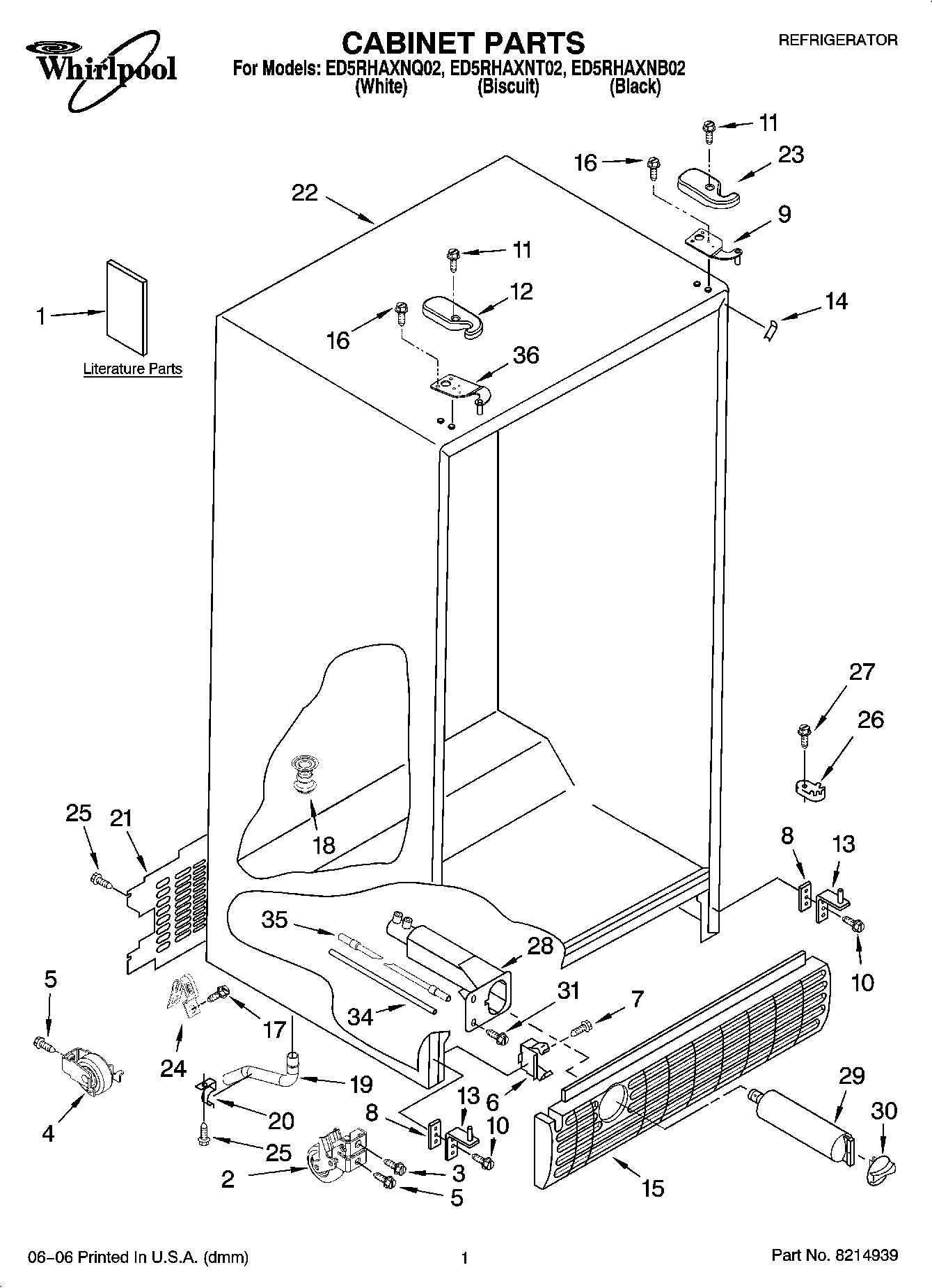 01 - CABINET PARTS