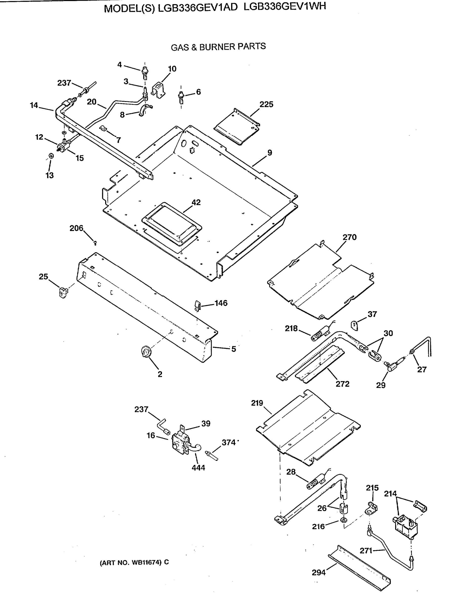GAS & BURNER PARTS