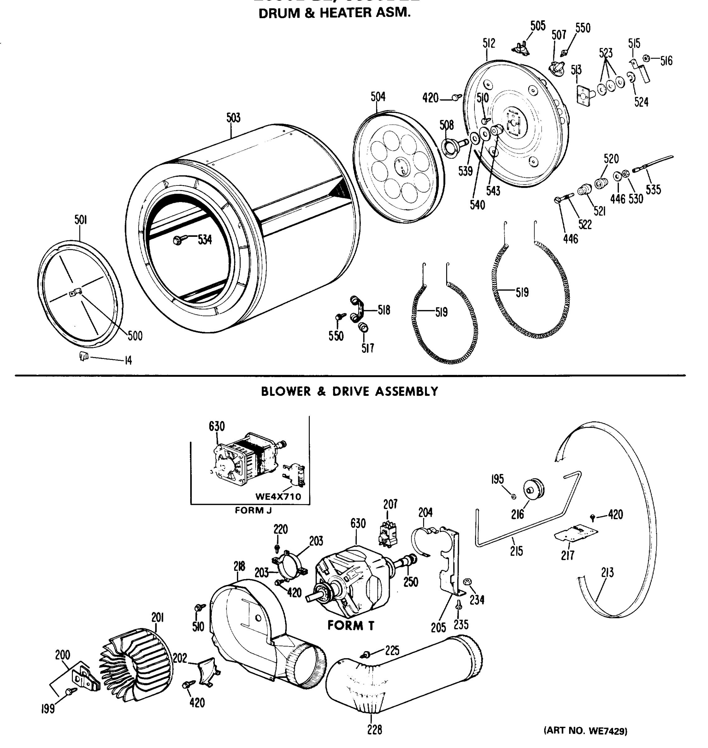 DRUM & HEATER ASM.