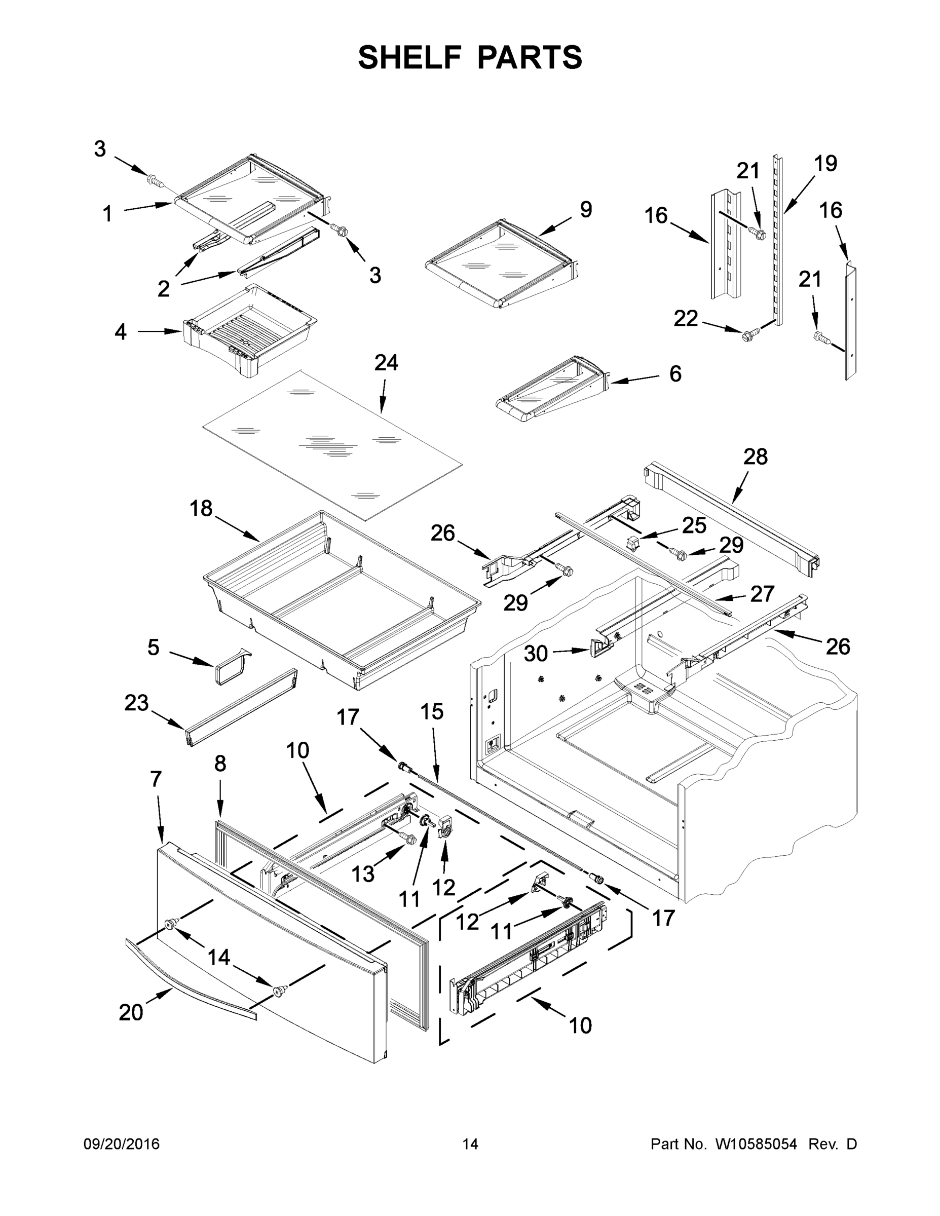 08 - SHELF PARTS