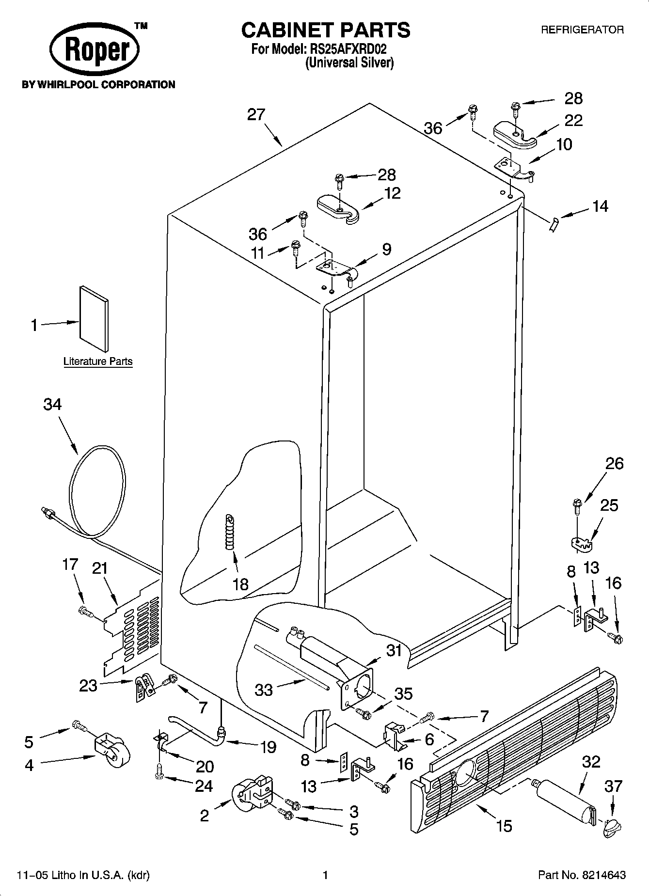 01 - CABINET PARTS