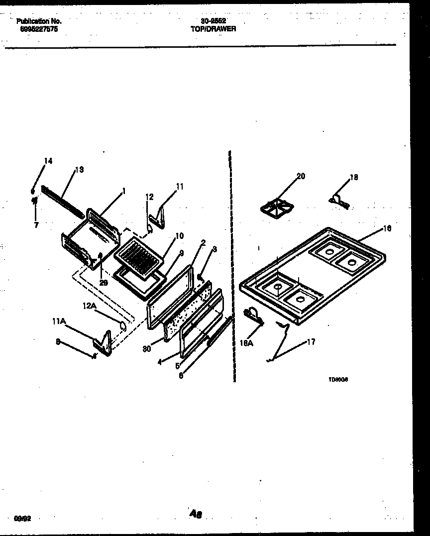 05 - COOKTOP AND BROILER DRAWER PARTS
