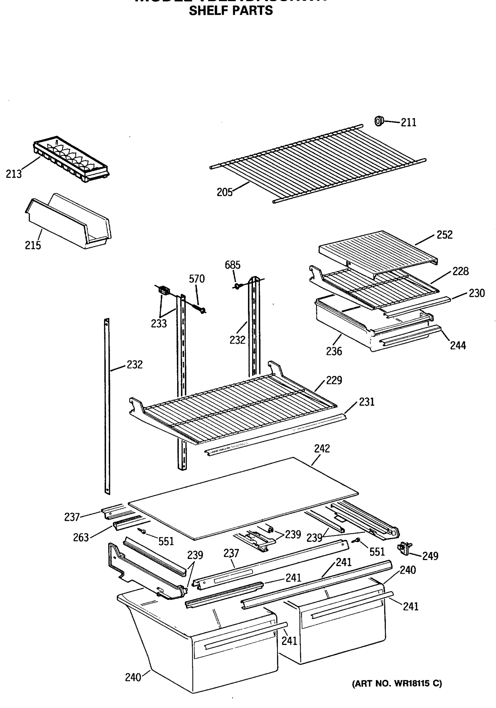 SHELF PARTS