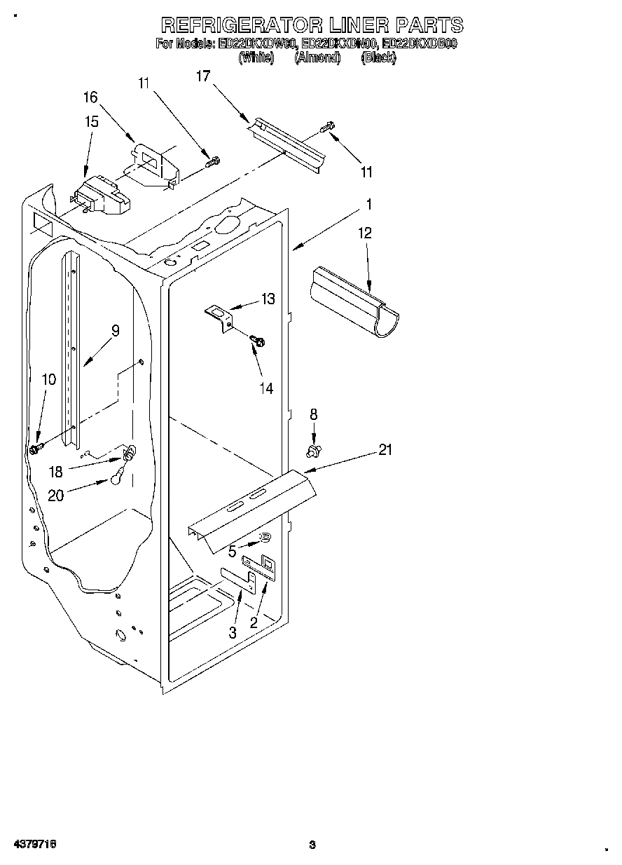 02 - REFRIGERATOR LINER