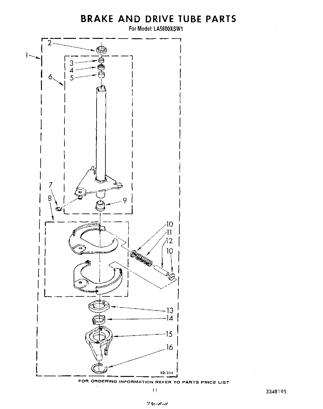 09 - BRAKE AND DRIVE TUBE