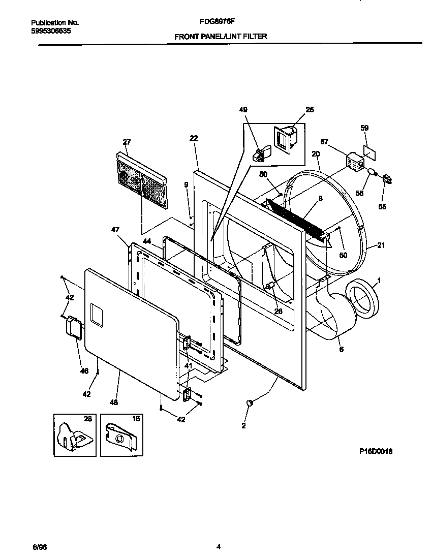 03 - FRONT PANEL/LINT FILTER