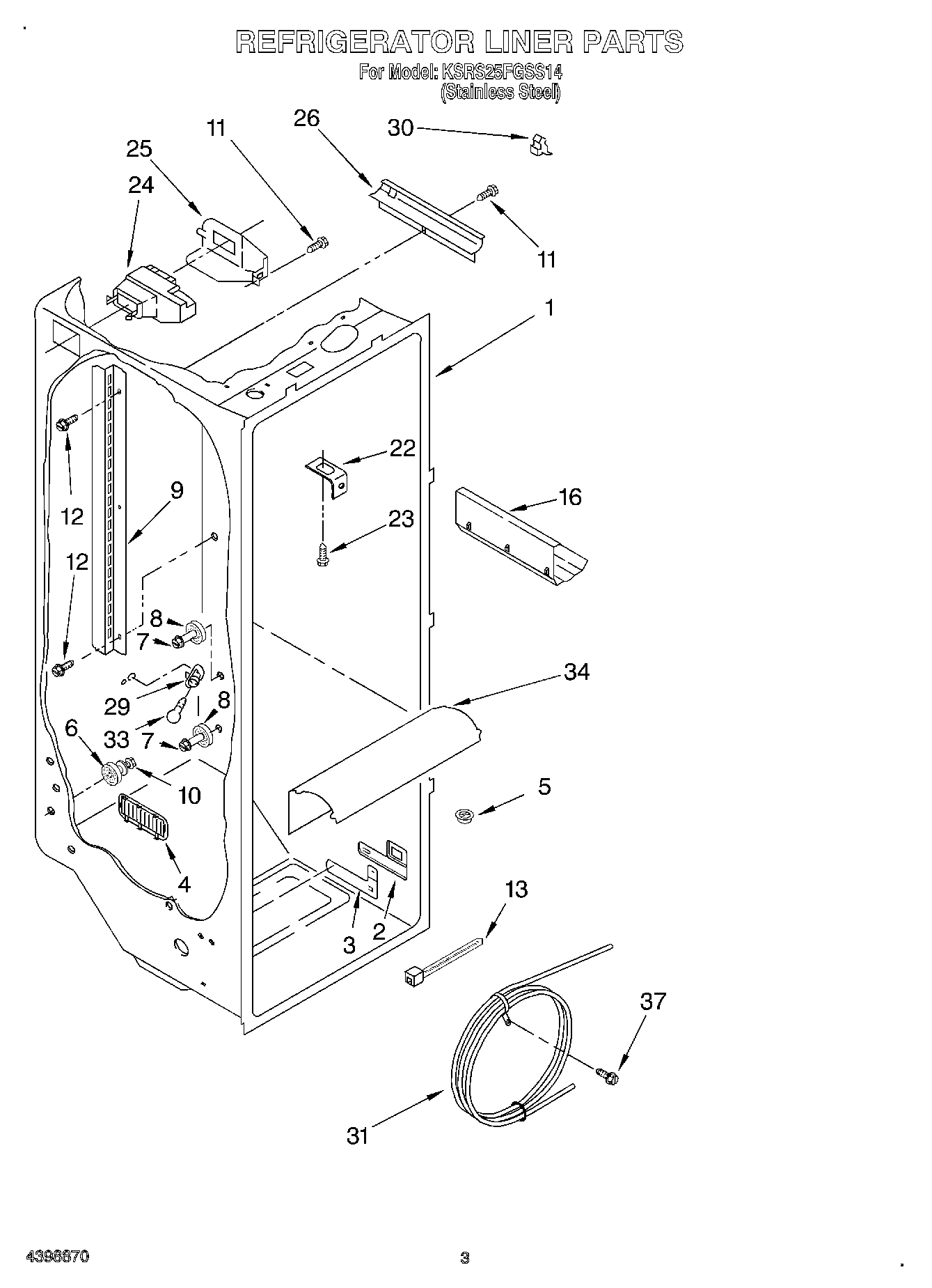 02 - REFRIGERATOR LINER