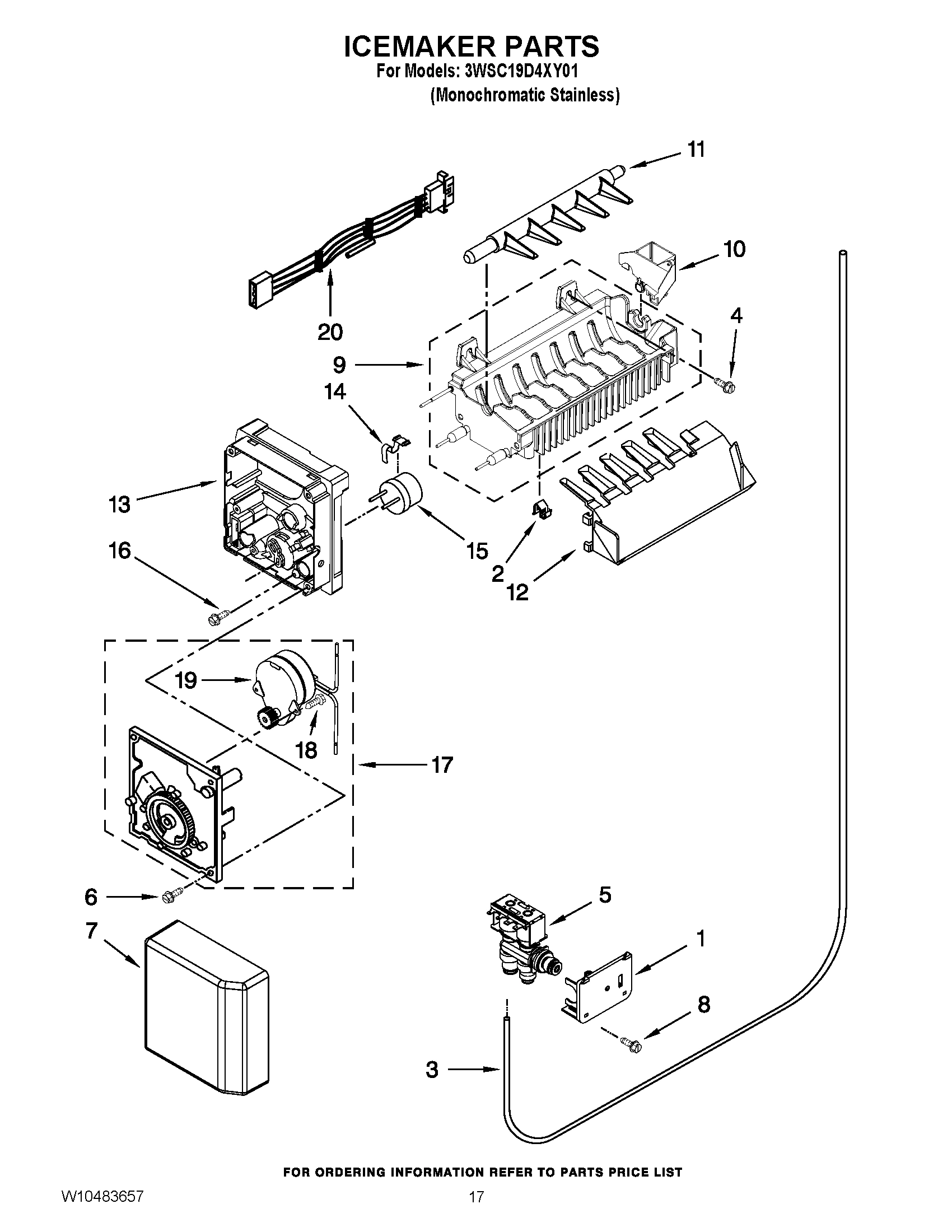 10 - ICEMAKER PARTS