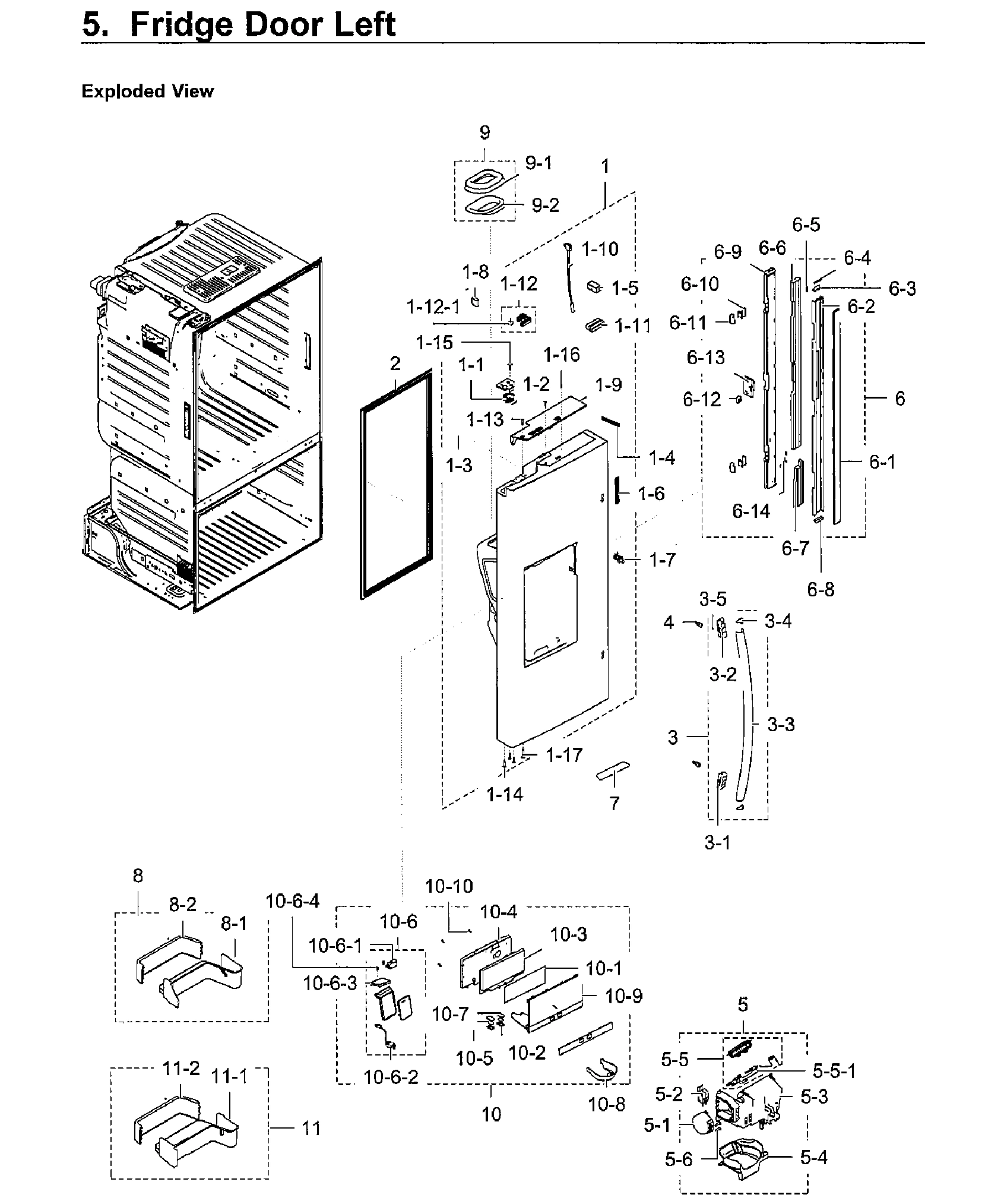 FRIDGE LEFT DOOR