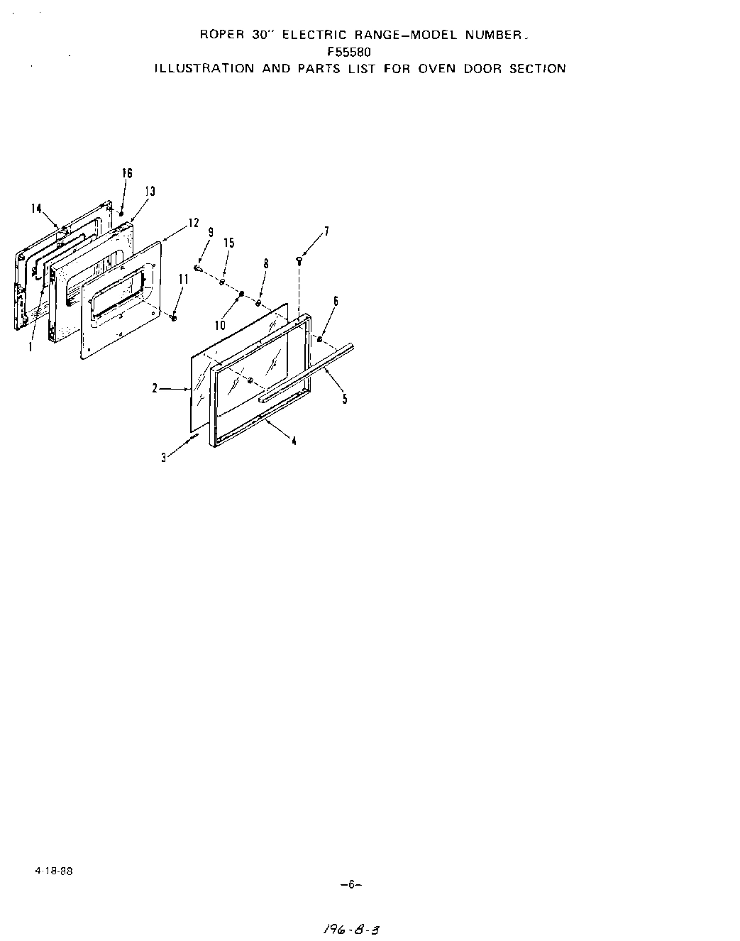 05 - OVEN DOOR
