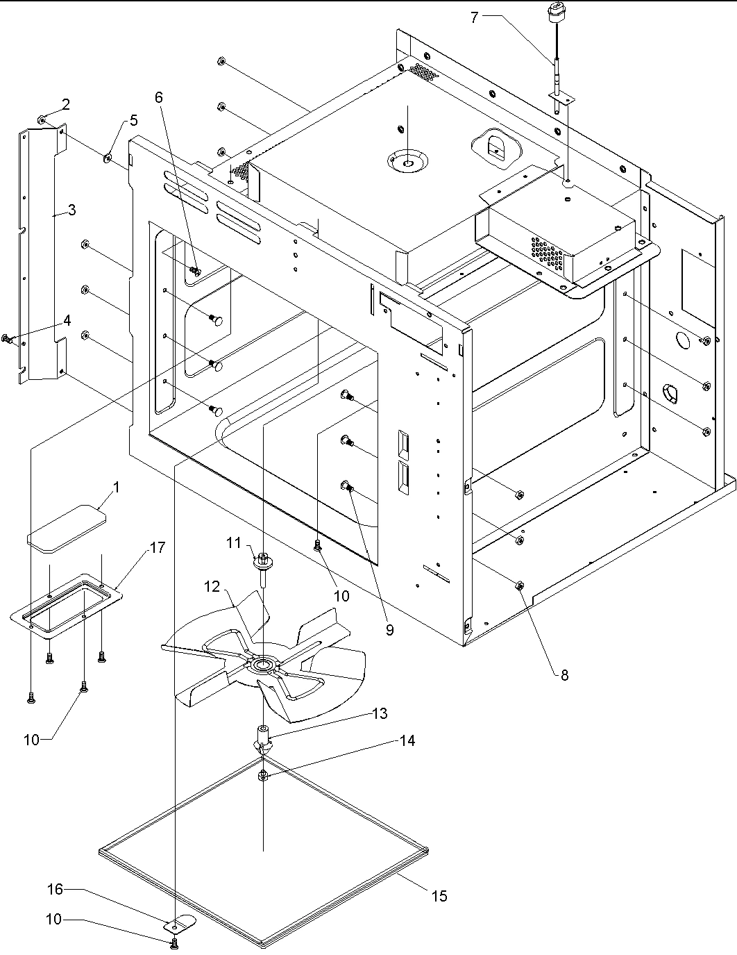 07 - OVEN CAVITY & STIRRER SYSTEM