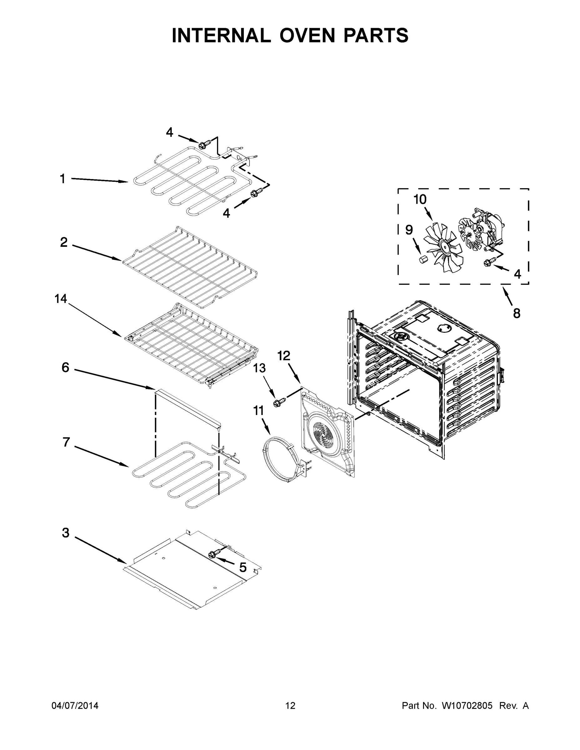 07 - INTERNAL OVEN PARTS